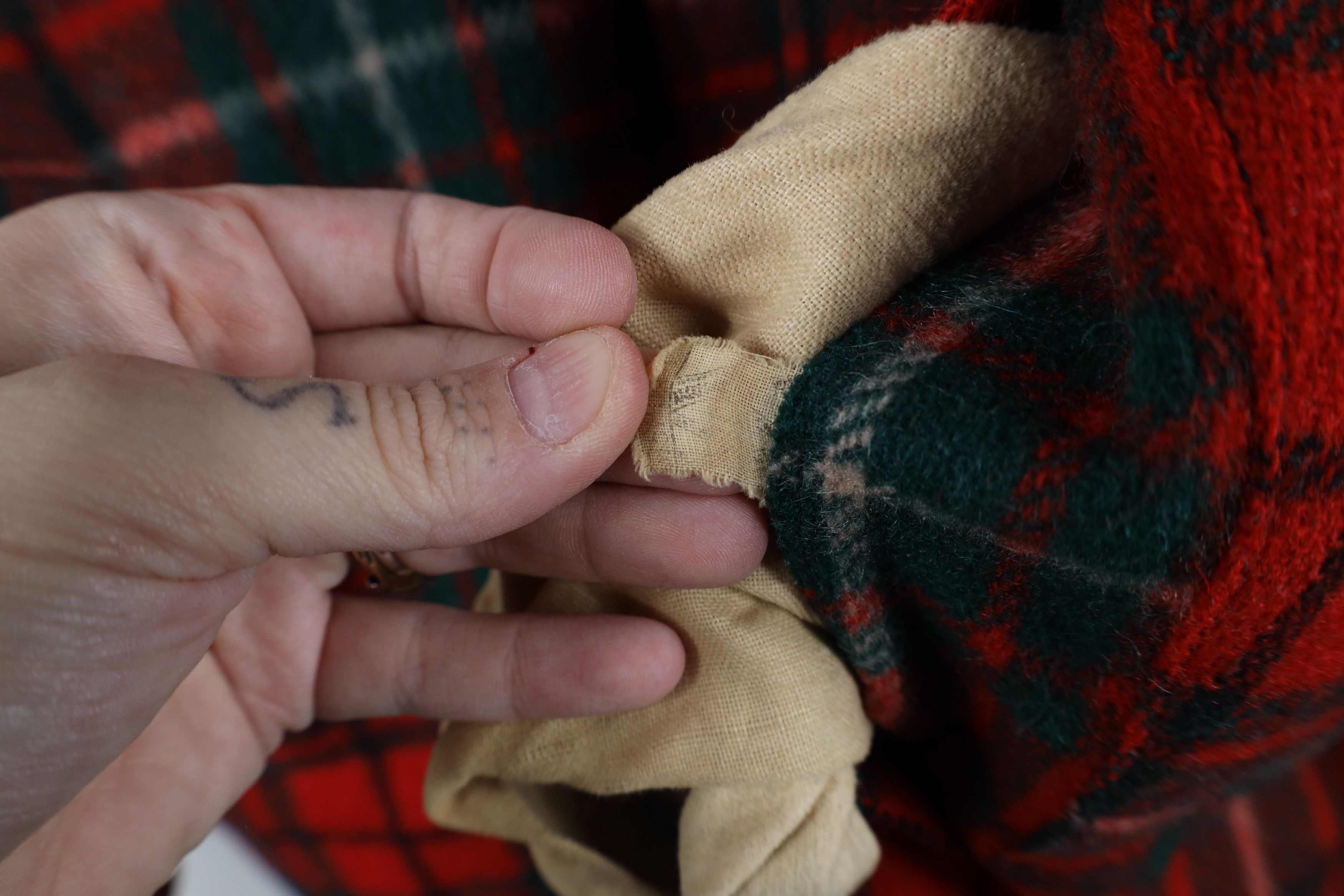Vintage Vintage 70s Streetwear Lined Wool Button Jacket Plaid USA Size US XL / EU 56 / 4 - 6 Thumbnail