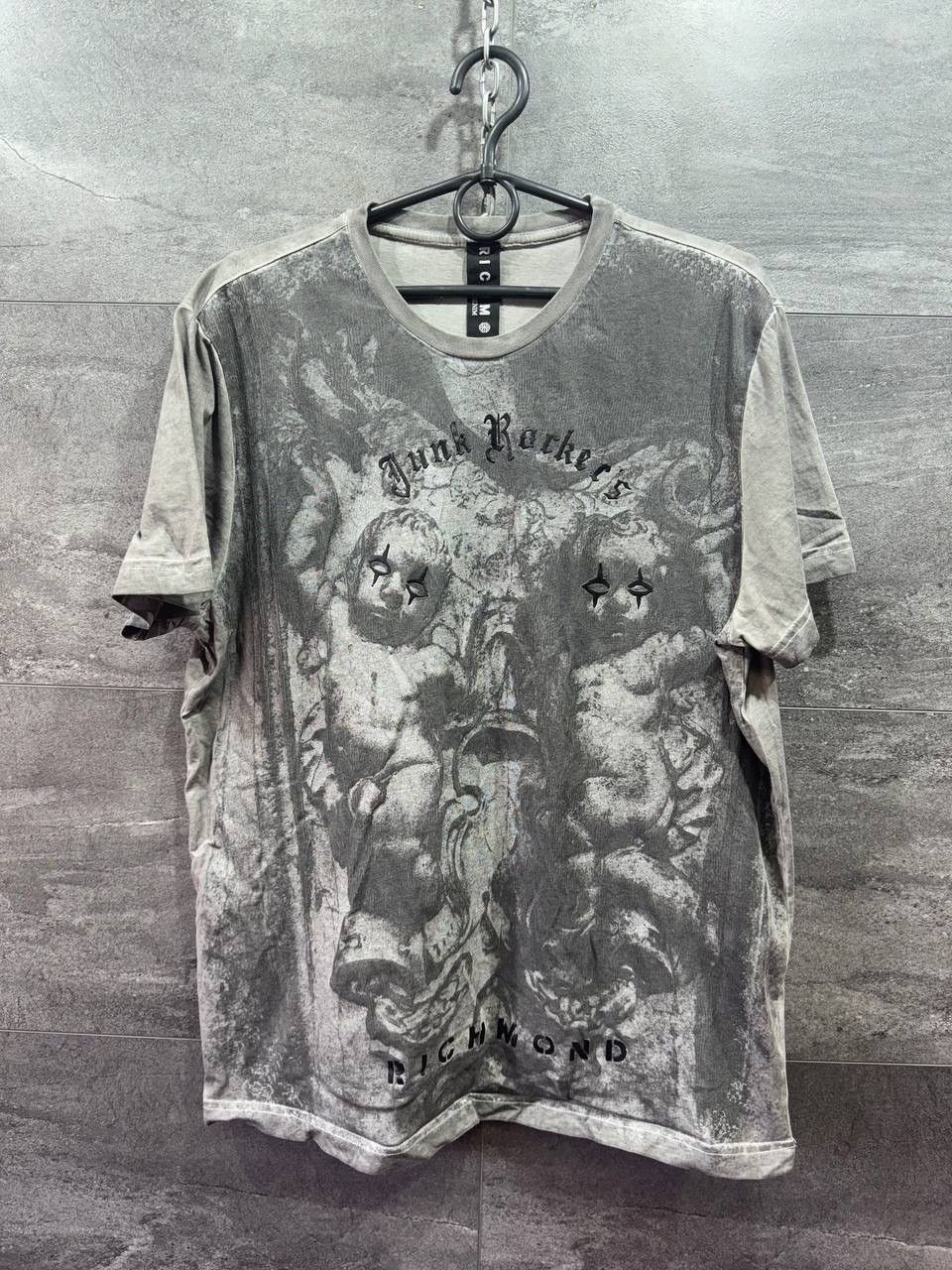 Richmond Denim RICHMOND Baby Angel Logo Junk Rockers Rare T Shirt Size US L / EU 52-54 / 3 - 1 Thumbnail