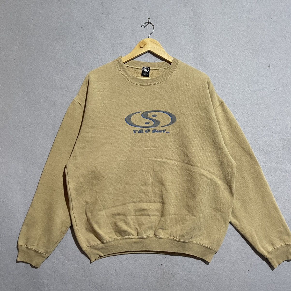Vintage Vintage 1990s T&C Surf Designs Sweatshirt Size US L / EU 52-54 / 3 - 1 Thumbnail