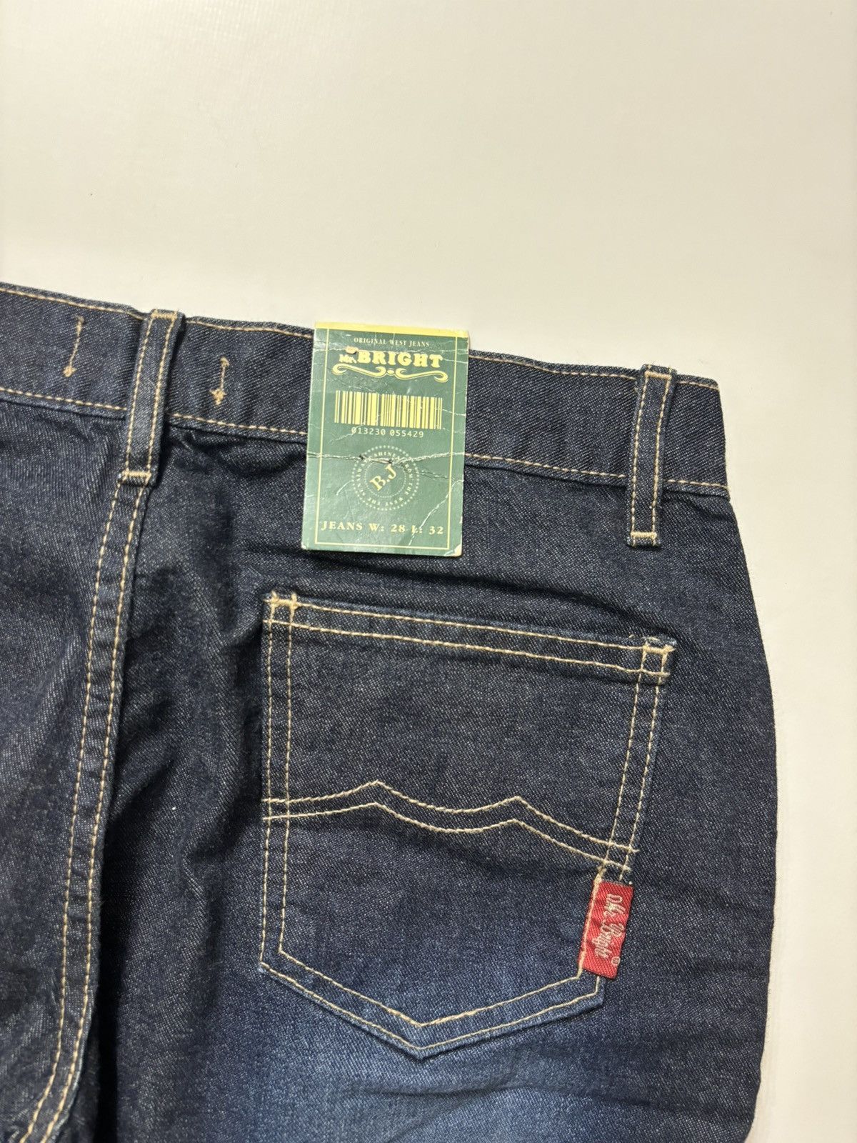 Vintage VINTAGE FLARED MIXED DENIM RETRO PANTS JEANS 00s Y2k Size 28" / US 6 / IT 42 - 9 Thumbnail