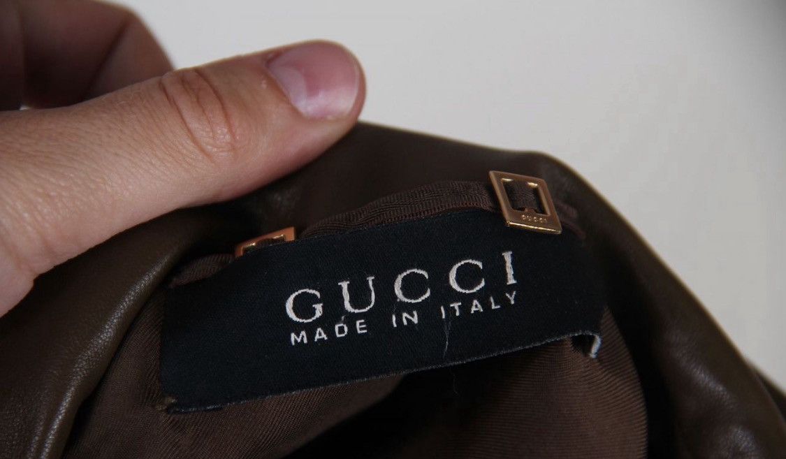 Gucci Gucci 2000s Assymetric Zip-Up Belt Waist Leather Jacket Size M / US 6-8 / IT 42-44 - 8 Thumbnail