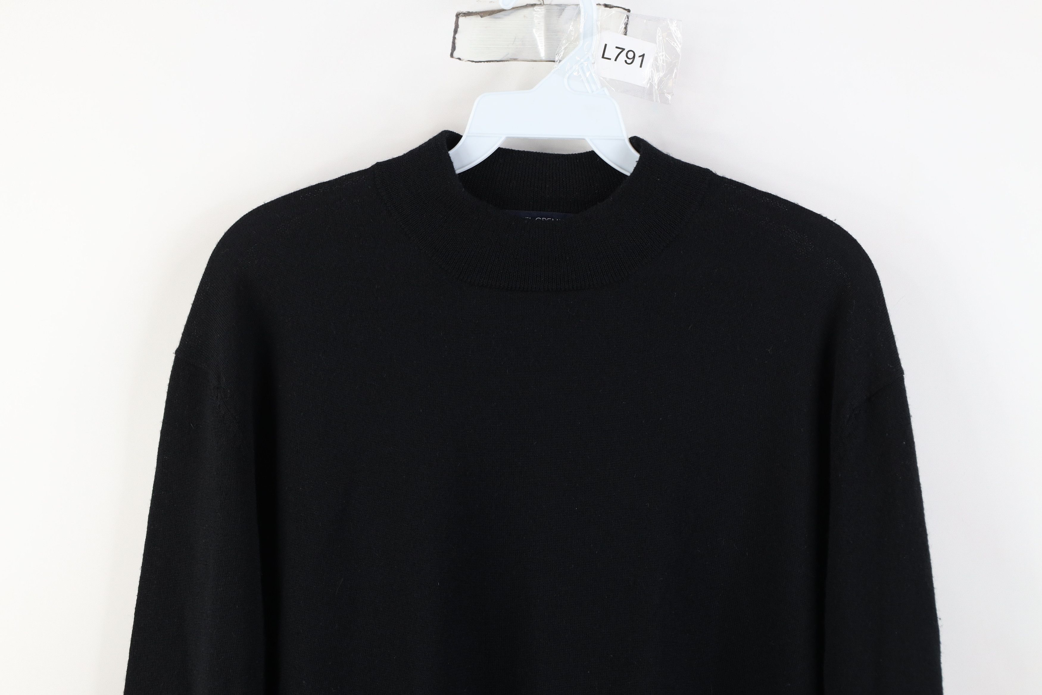 Vintage Vintage Streetwear Wool Cashmere Knit Mock Neck Sweater Size US XL / EU 56 / 4 - 2 Thumbnail
