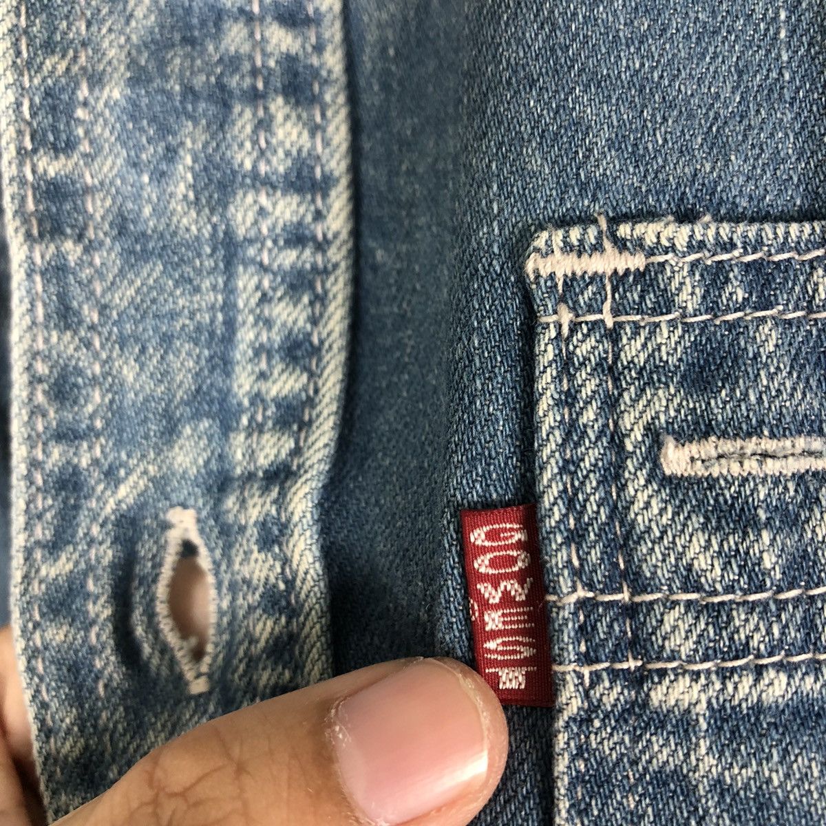 Japanese Brand 🔥90’s Work Wear Gowest Art of Blues Chambray Jacket Denim Size US M / EU 48-50 / 2 - 15 Thumbnail