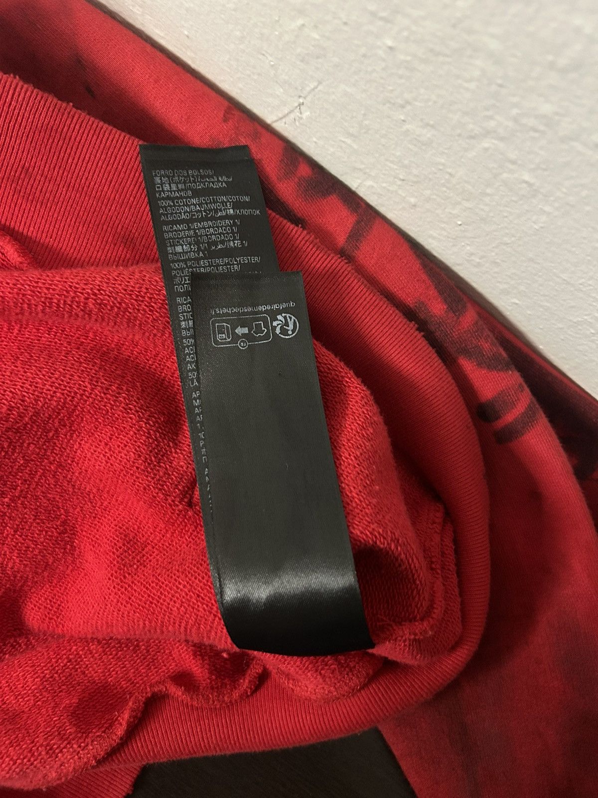Balenciaga Red Balenciaga Skater Zip Up Hoodie Size US S / EU 44-46 / 1 - 7 Thumbnail