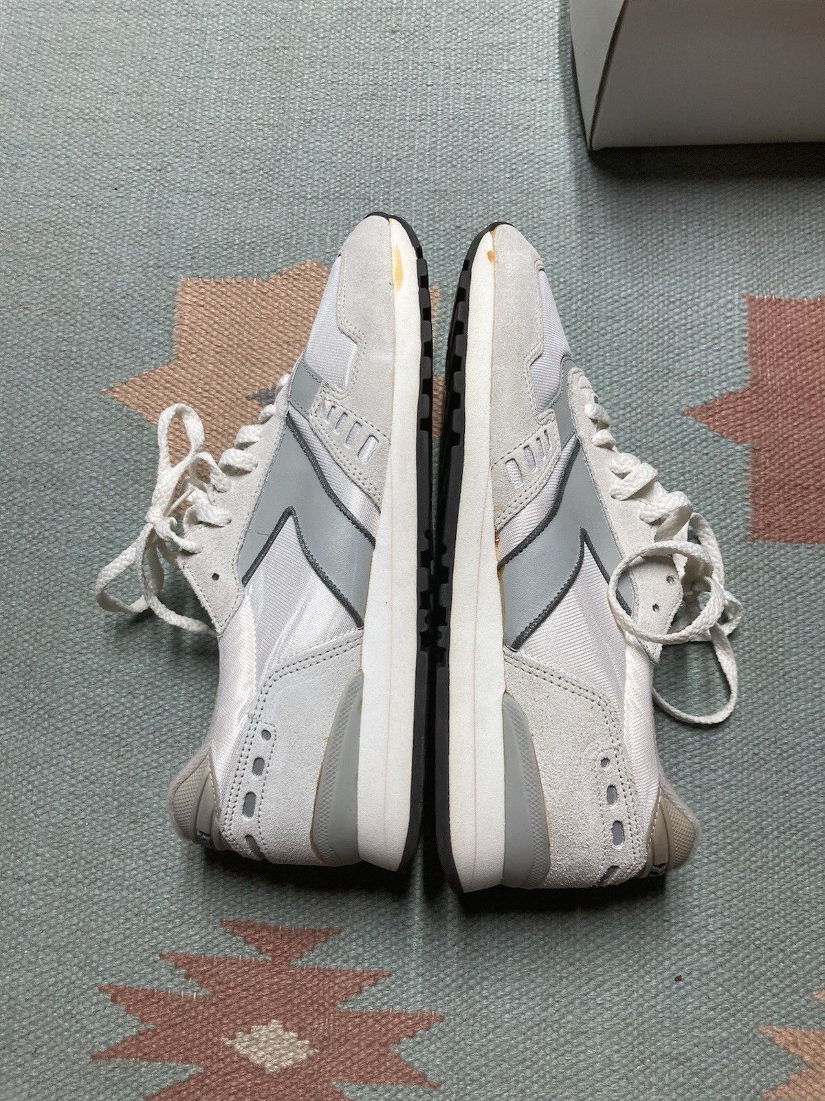 Vintage 1980s brooks running shoes Axiom KW NOS white gray men’s 10 Size US 10 / EU 43 - 6 Thumbnail
