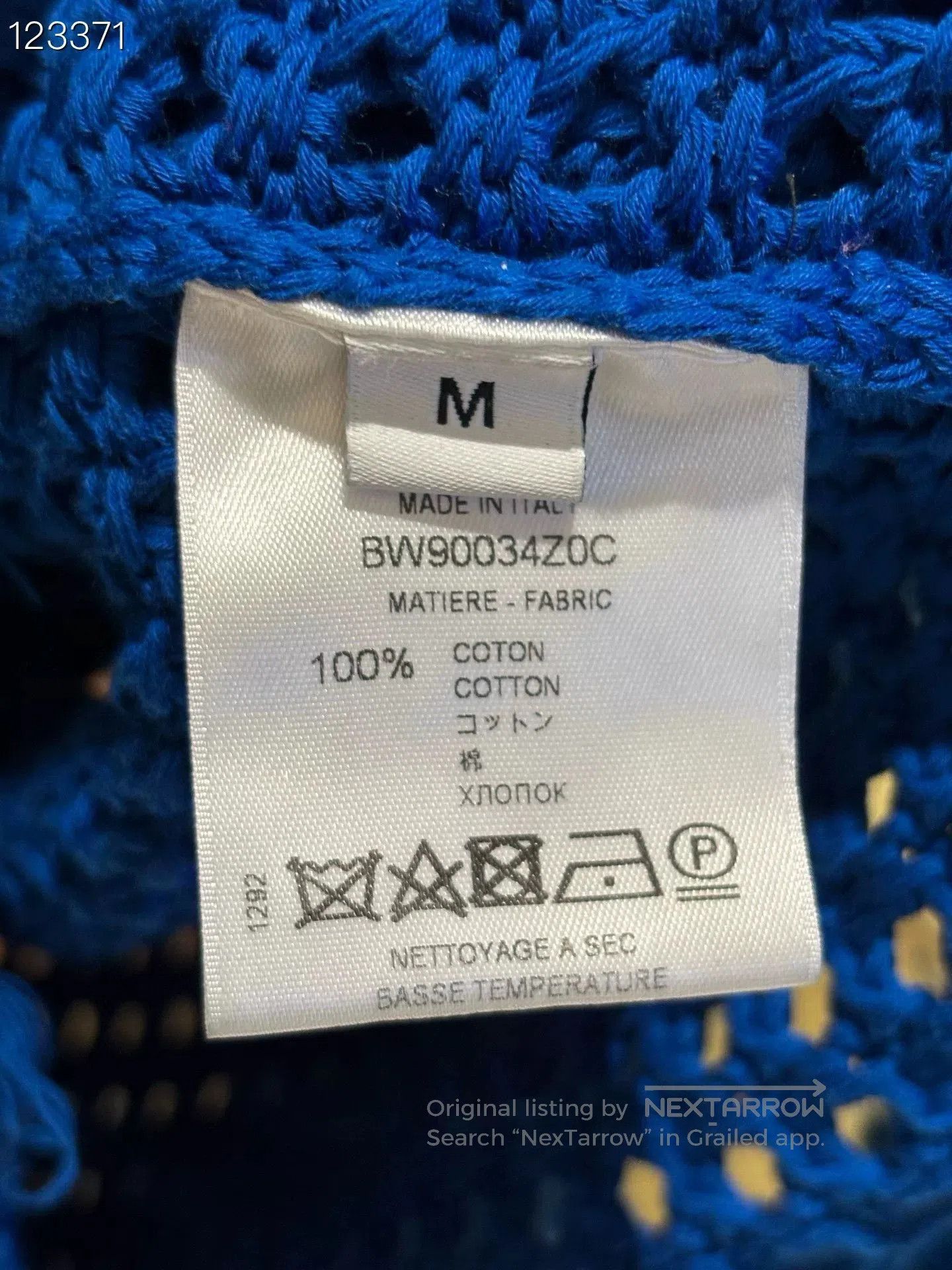 Givenchy Givenchy Blue Hollow Logo Knit Sweater. Size US M / EU 48-50 / 2 - 4 Thumbnail