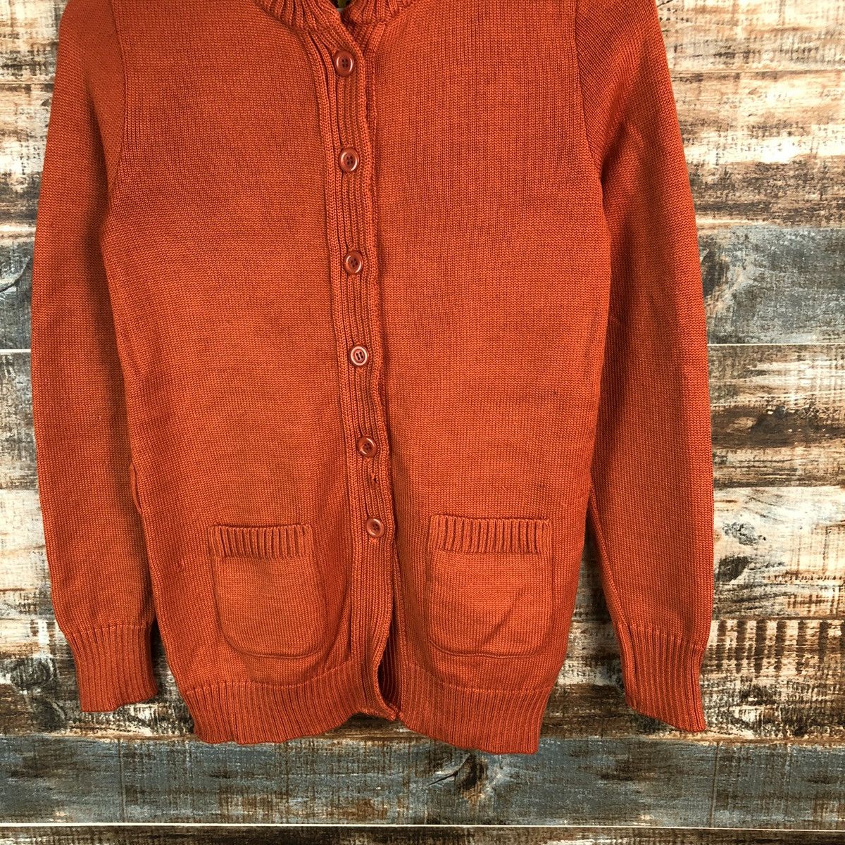 Homespun Knitwear × Japanese Brand Fare La Corte Orange Knitwear #A1825 Size S / US 4 / IT 40 - 6 Thumbnail