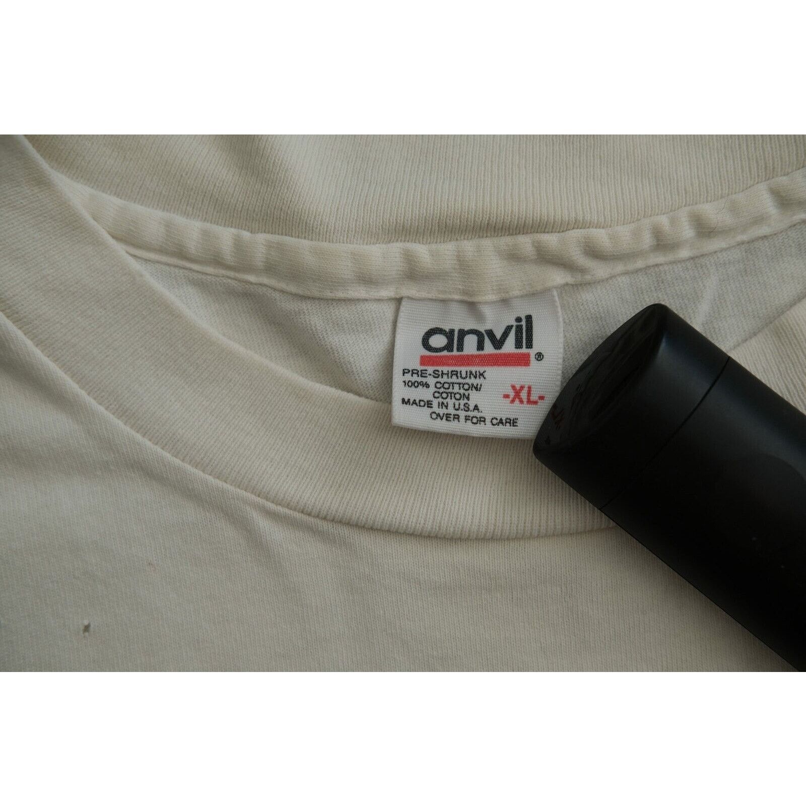 Anvil Vintage 1990s Anvil Art Gorilla Graphic Tee Unisex XL White Size US XL / EU 56 / 4 - 3 Thumbnail