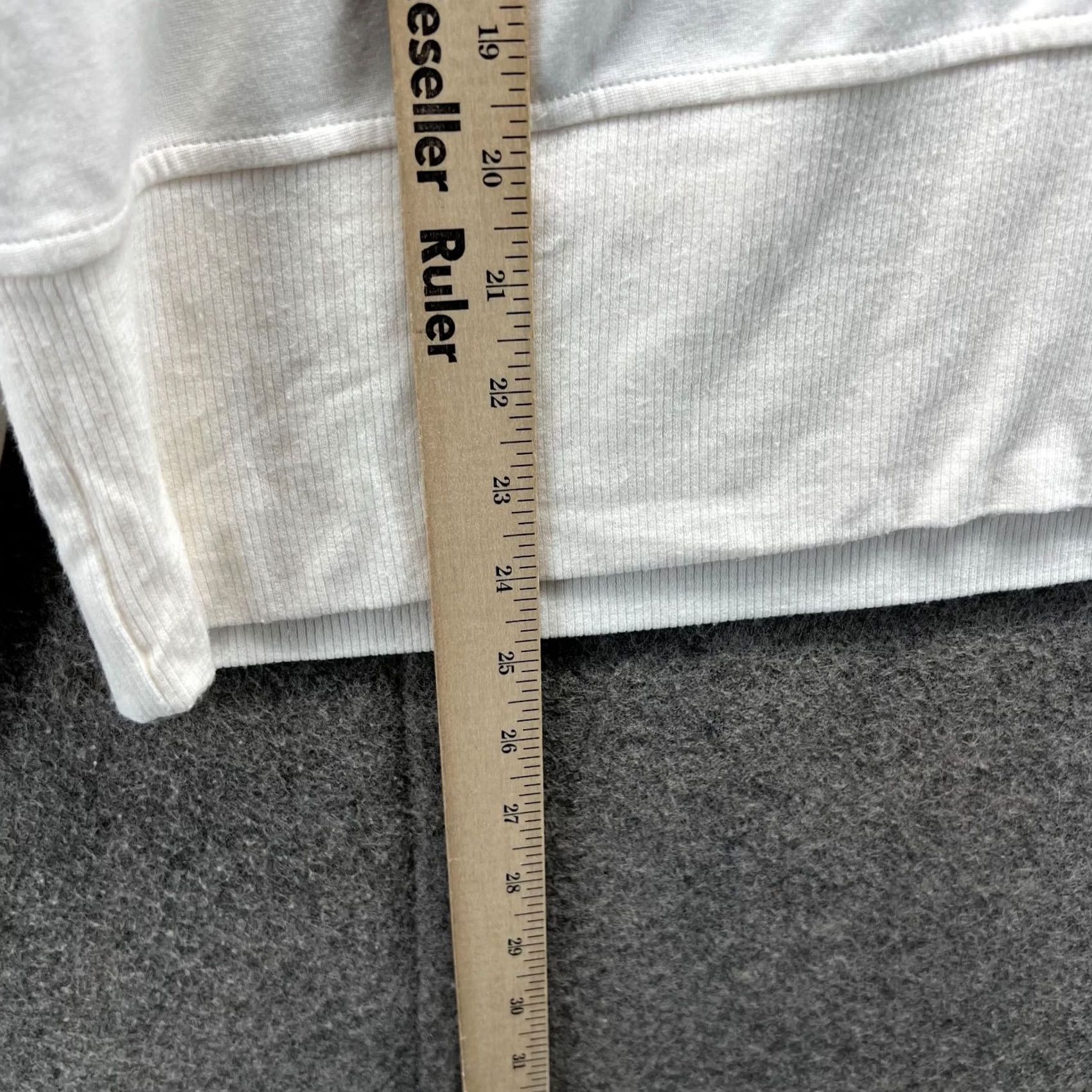 Athleta Athleta Sweatshirt Women 1X White Full Zip Pullover All Seasons Modern Regular Sleeve Long Zip Closure Activewear Winter Spring Fall Men? Ladies Size XL / US 12-14 / IT 48-50 - 5 Thumbnail