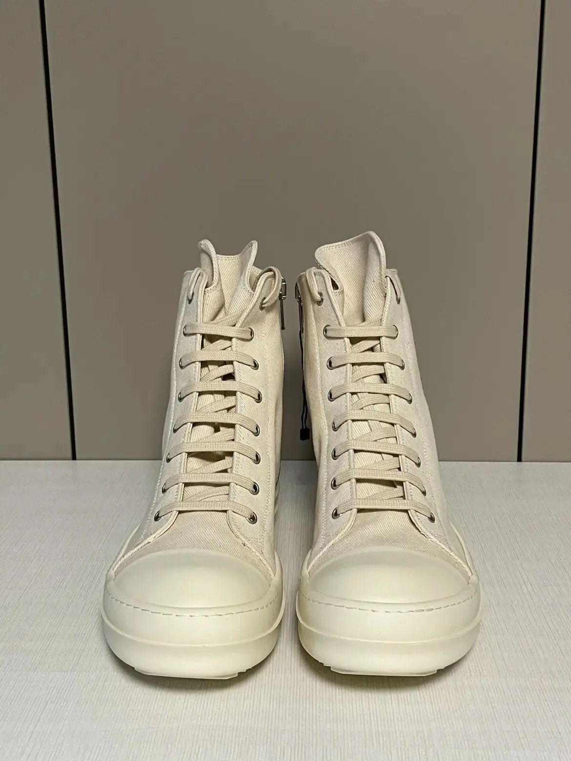 Rick Owens Rick Owens Rick Owens Drkshdw Nature Hi-Top Sneaker-2506 Size US 10 / EU 43 - 2 Thumbnail