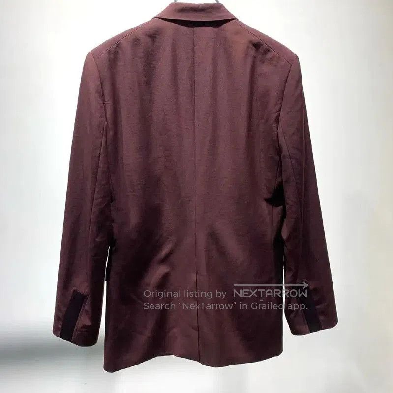 Dior Dior Burgundy Cotton Men's Coat . Size US XL / EU 56 / 4 - 2 Thumbnail