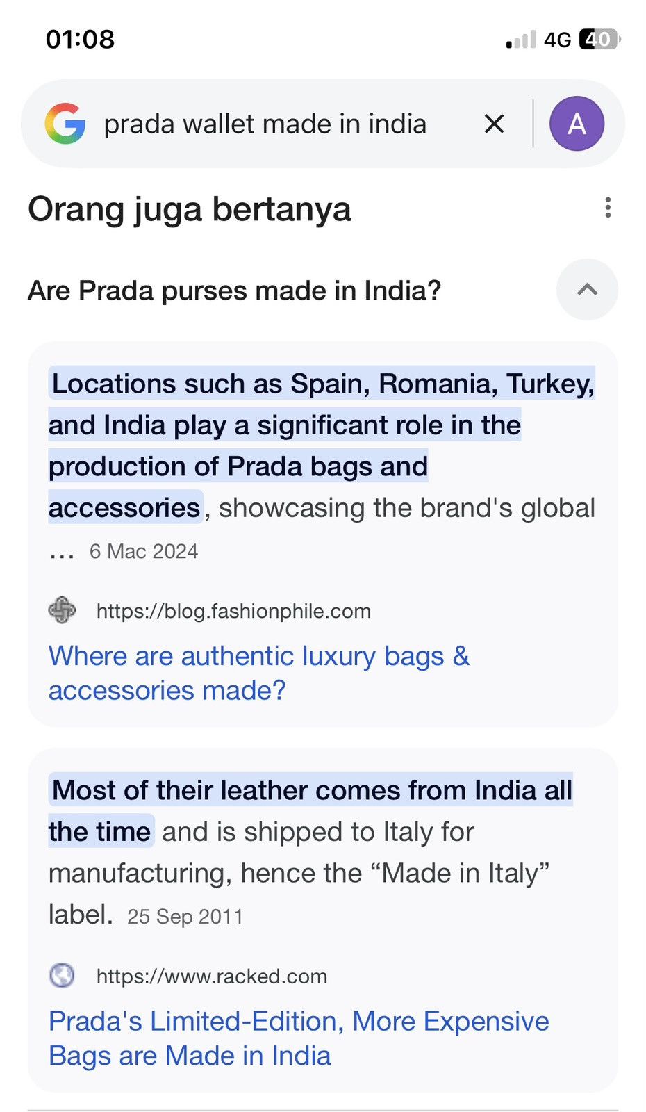 Prada Prada leather wallet Size ONE SIZE - 21 Thumbnail