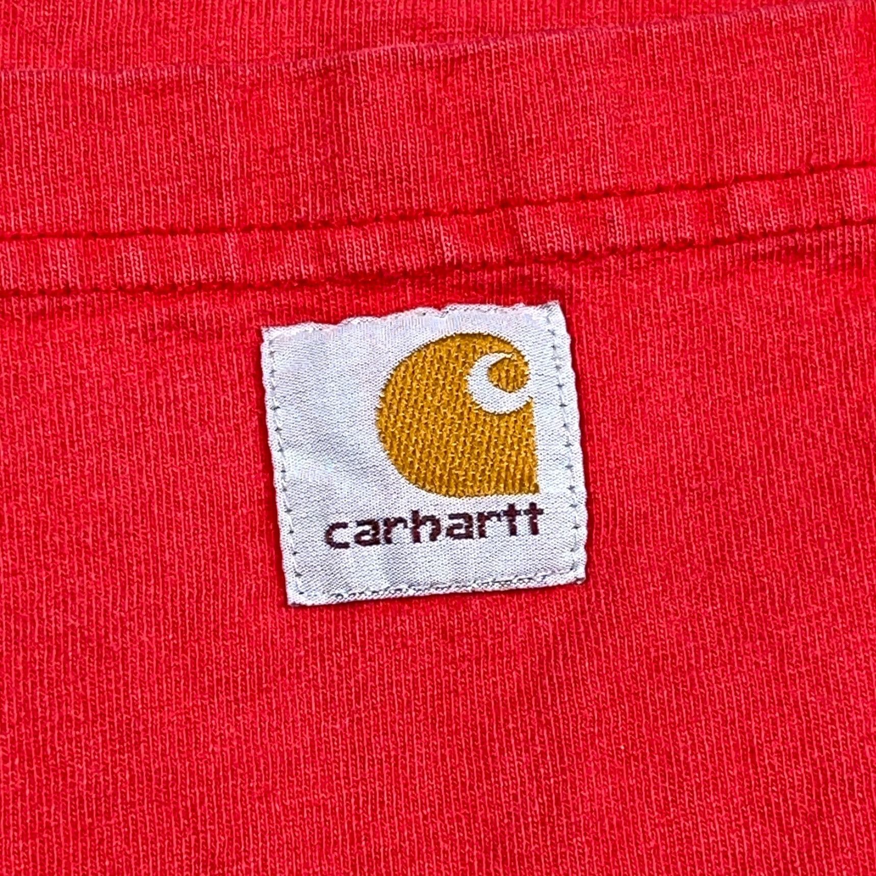 Carhartt VINTAGE Carhartt Shirt Men 2XL Red Pocket Tee Work Wear Plain Basic 90s Y2K Size US XXL / EU 58 / 5 - 5 Thumbnail