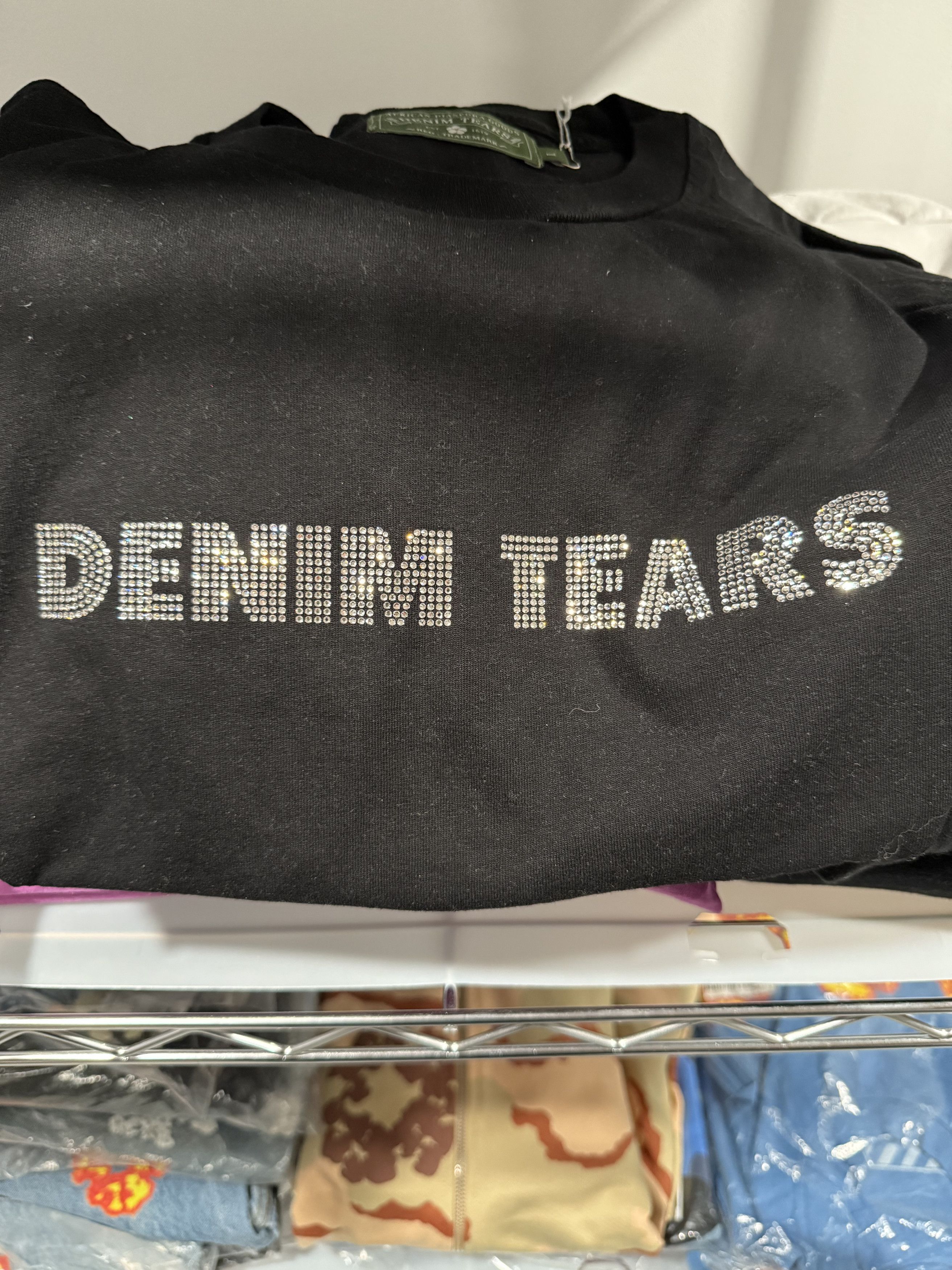 DENIM TEARS Denim Tears Swarovski T-Shirt Size US L / EU 52-54 / 3 - 2 Thumbnail