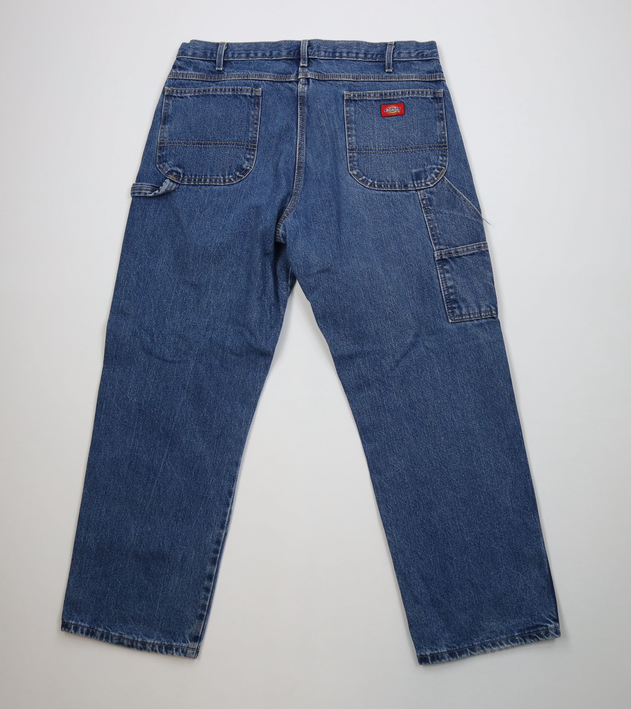 Dickies Vintage Y2K Dickies Wide Leg Dungaree Denim Jeans Blue Size US 38 / EU 54 - 8 Thumbnail
