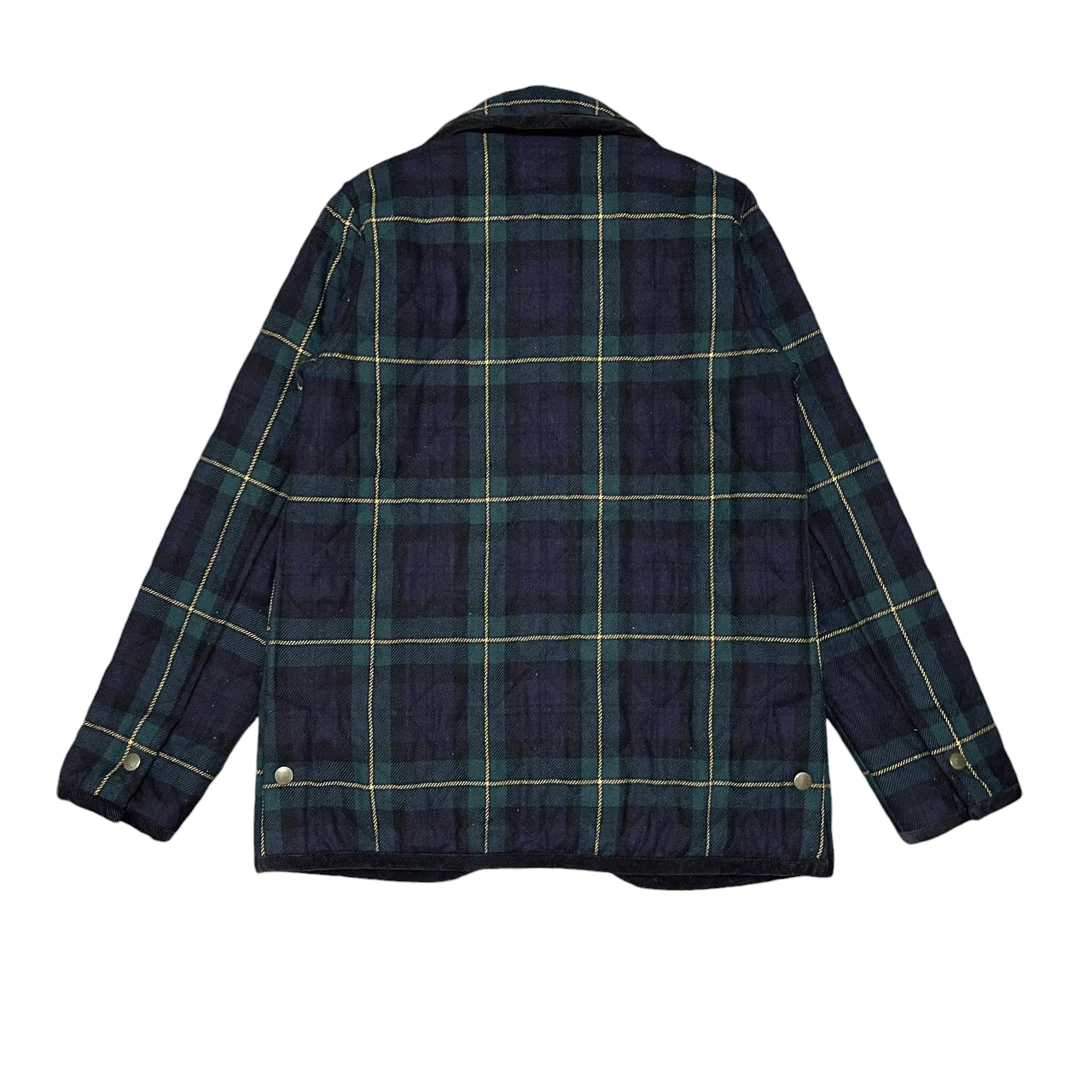 Japanese Brand Vintage Leminor Plaid Check Wool Quilted Jacket Size US S / EU 44-46 / 1 - 10 Thumbnail