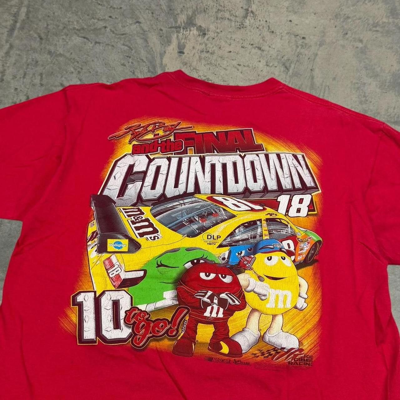 Chase Authentics × Vintage Vintage Y2K Chase Authentics M&M Kyle Busch T-Shirt Size US XL / EU 56 / 4 - 5 Thumbnail