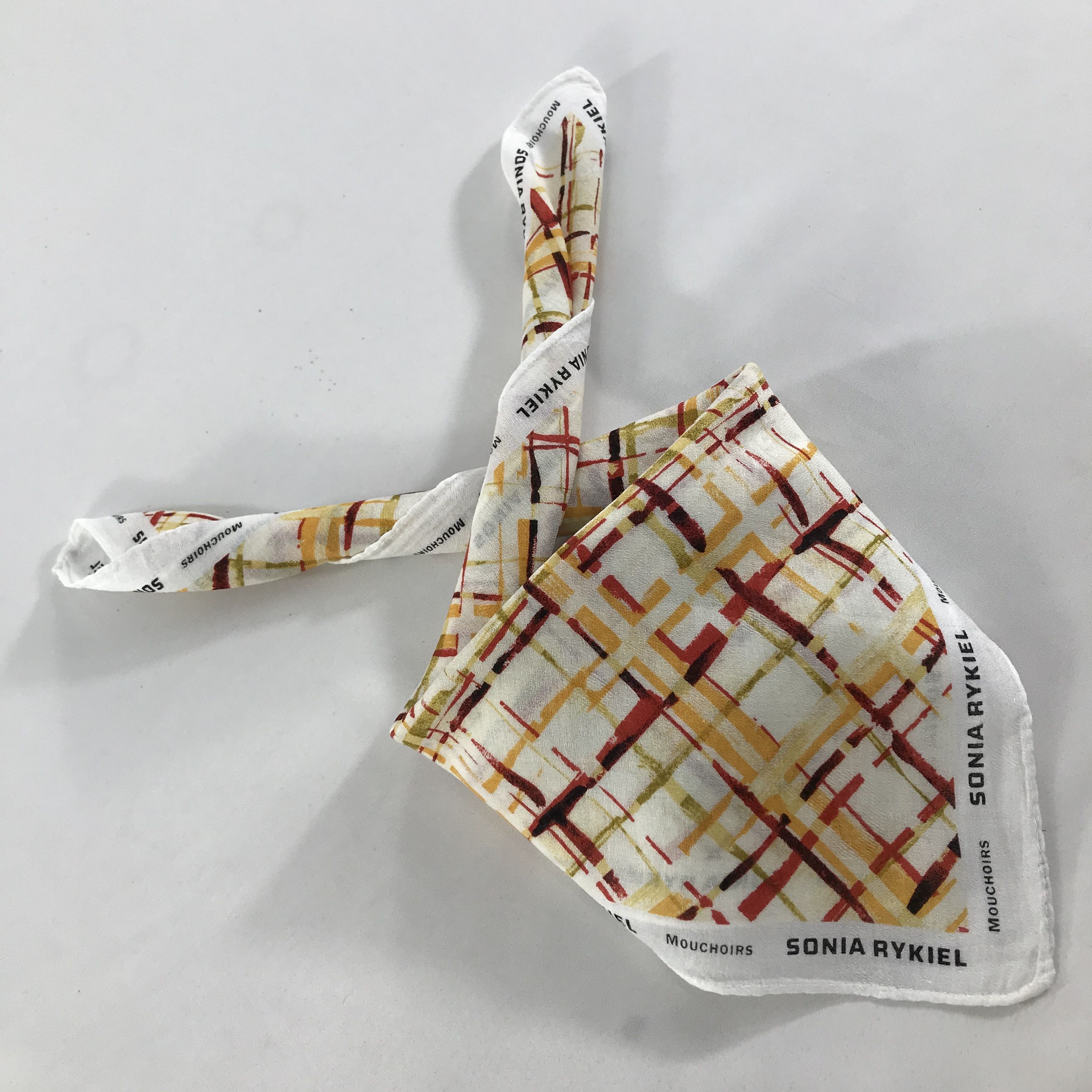 Sonia Rykiel × Vintage Sonia Rykiel Bandana / Handkerchief / Neckerchief - S1449 Size ONE SIZE - 4 Thumbnail