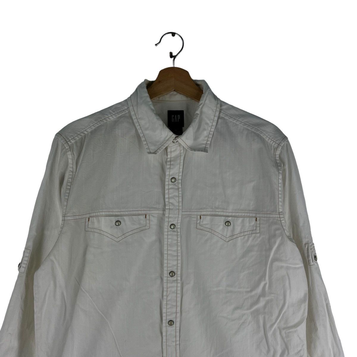 Japanese Brand 🔥VINTAGE WORK CHORE JACKET GAP JAPAN ISSEY MIYAKE Size US M / EU 48-50 / 2 - 2 Thumbnail