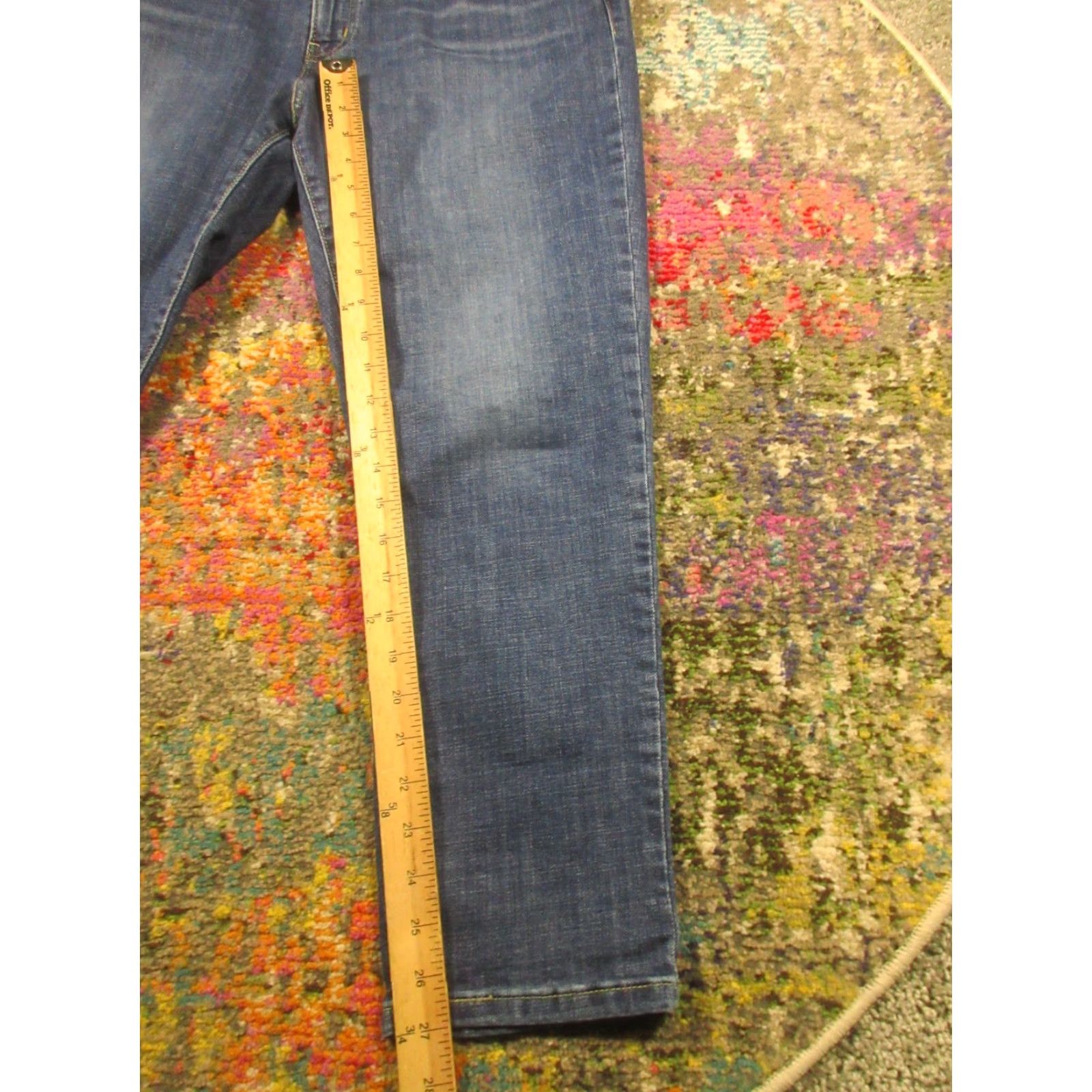 Levi's Levi's Jeans Woman Regular Boyfriend 32 W34 L27 Medium Wash Stretch Denim 5-Pocket Zip Blue Women Size 24" / US 00 / IT 34 - 6 Thumbnail