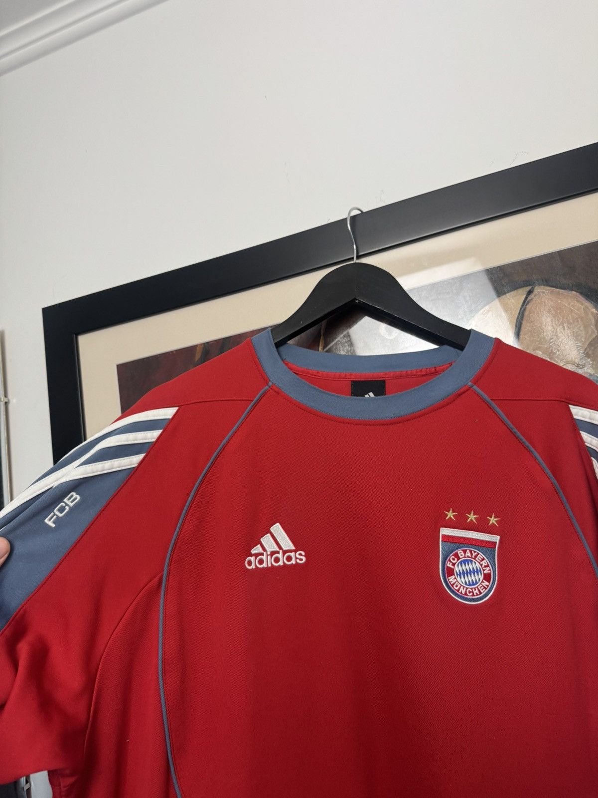 Adidas Adidas Bayern Munich 2005 2006 Training Football Sweatshirt Size US XL / EU 56 / 4 - 2 Thumbnail