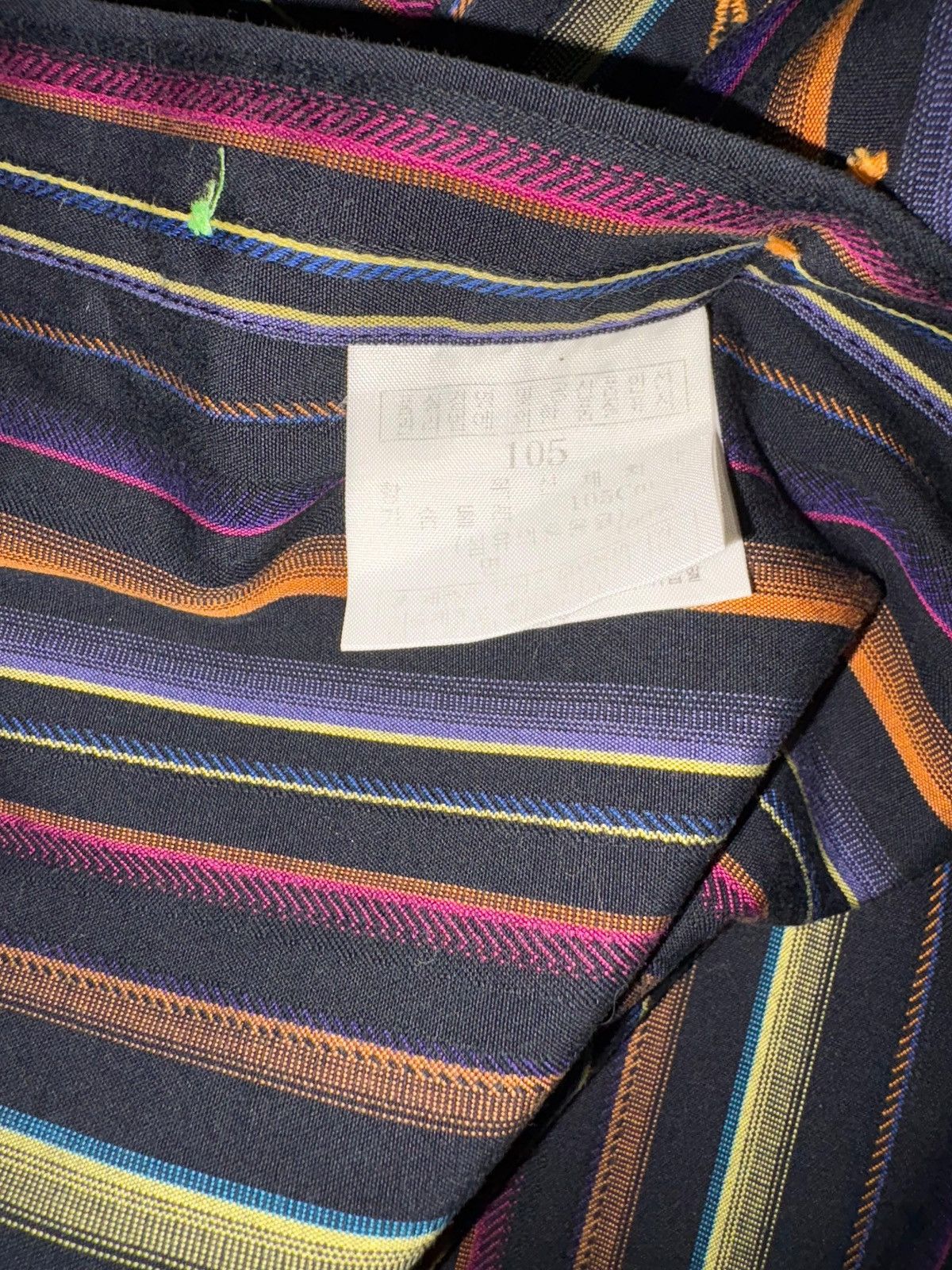 Givenchy VTG Givenchy 4G Logo Rainbow Stripe Shirt Size 105 (L) Size US L / EU 52-54 / 3 - 8 Thumbnail