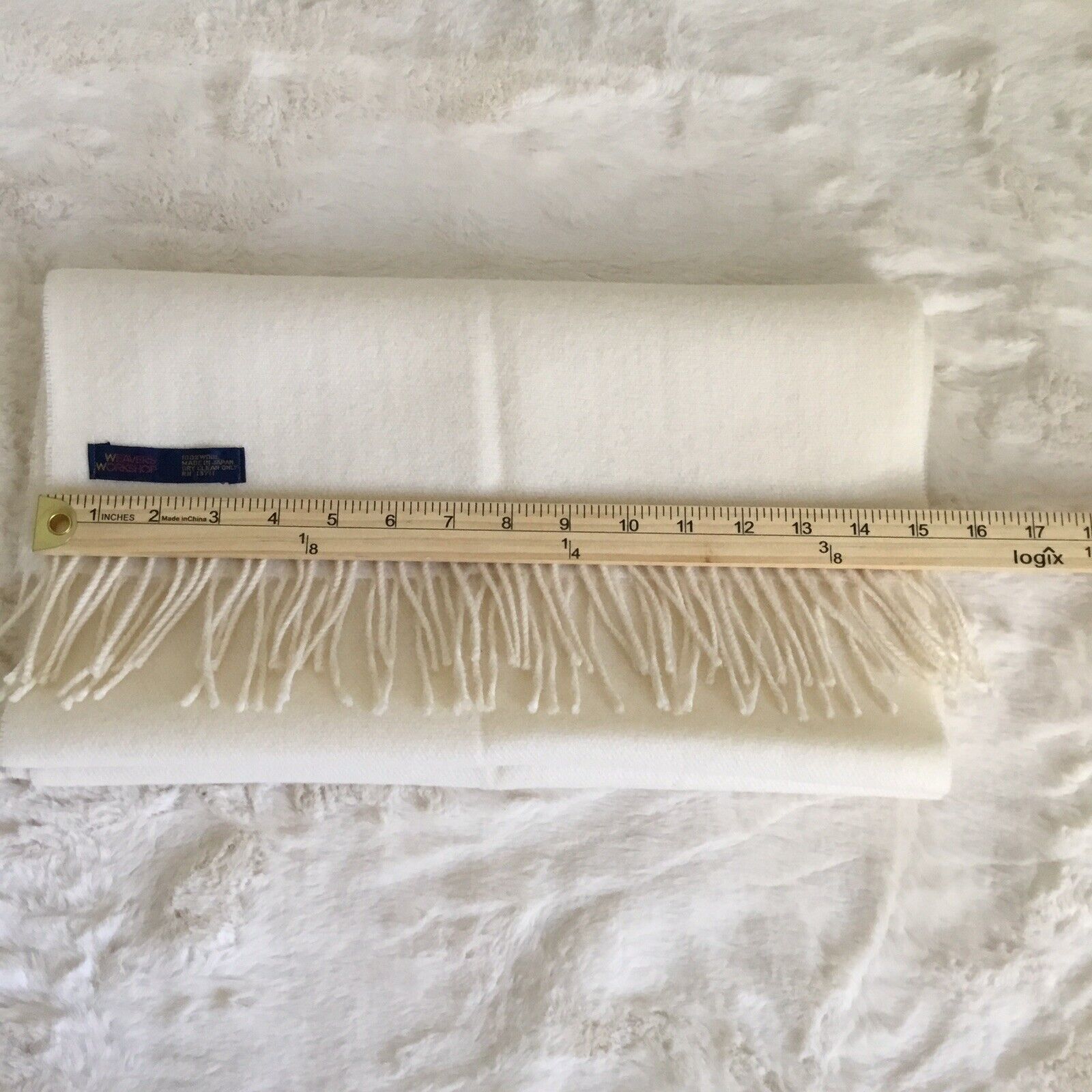 &Daughter NWOT 100% Wool Scarf Wrap Weavers Workshop Soft Warm Ski Size ONE SIZE - 8 Thumbnail