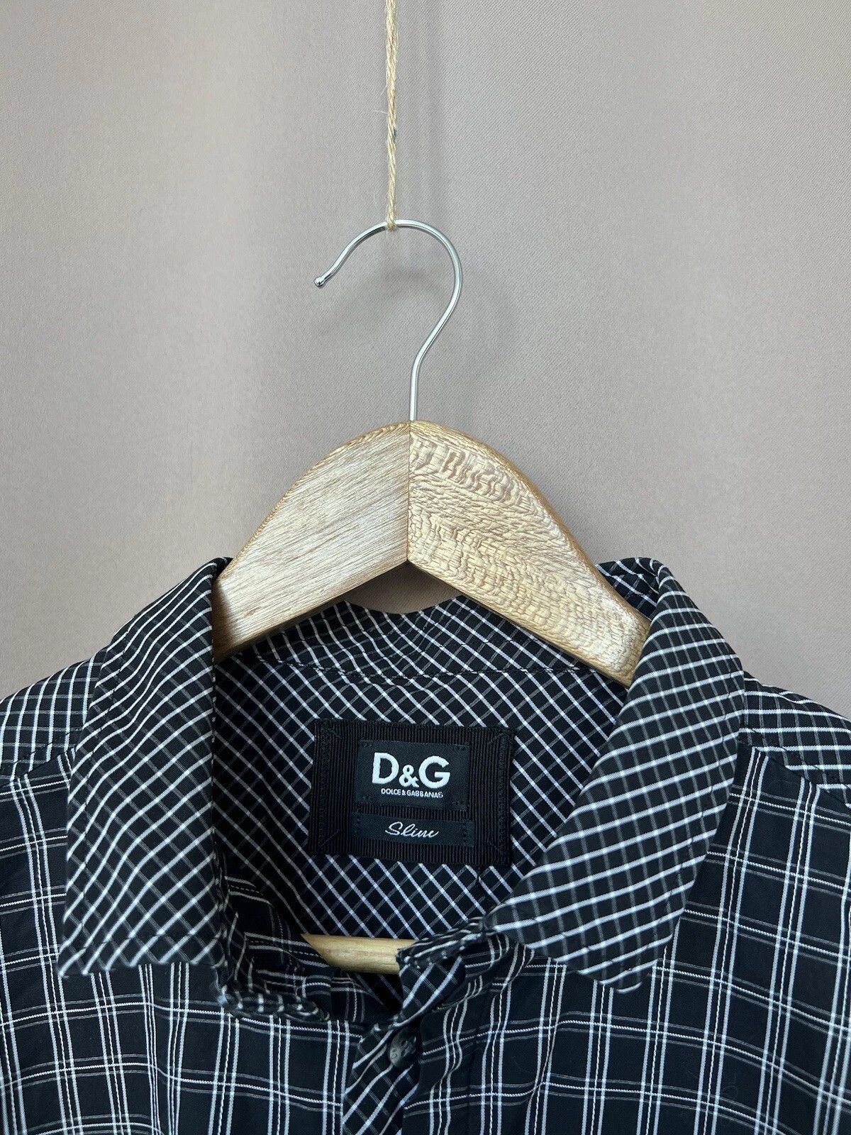 Dolce & Gabbana Dolce Gabbana Checked Button Shirt Mens Size 52 or M/L Size US M / EU 48-50 / 2 - 12 Thumbnail