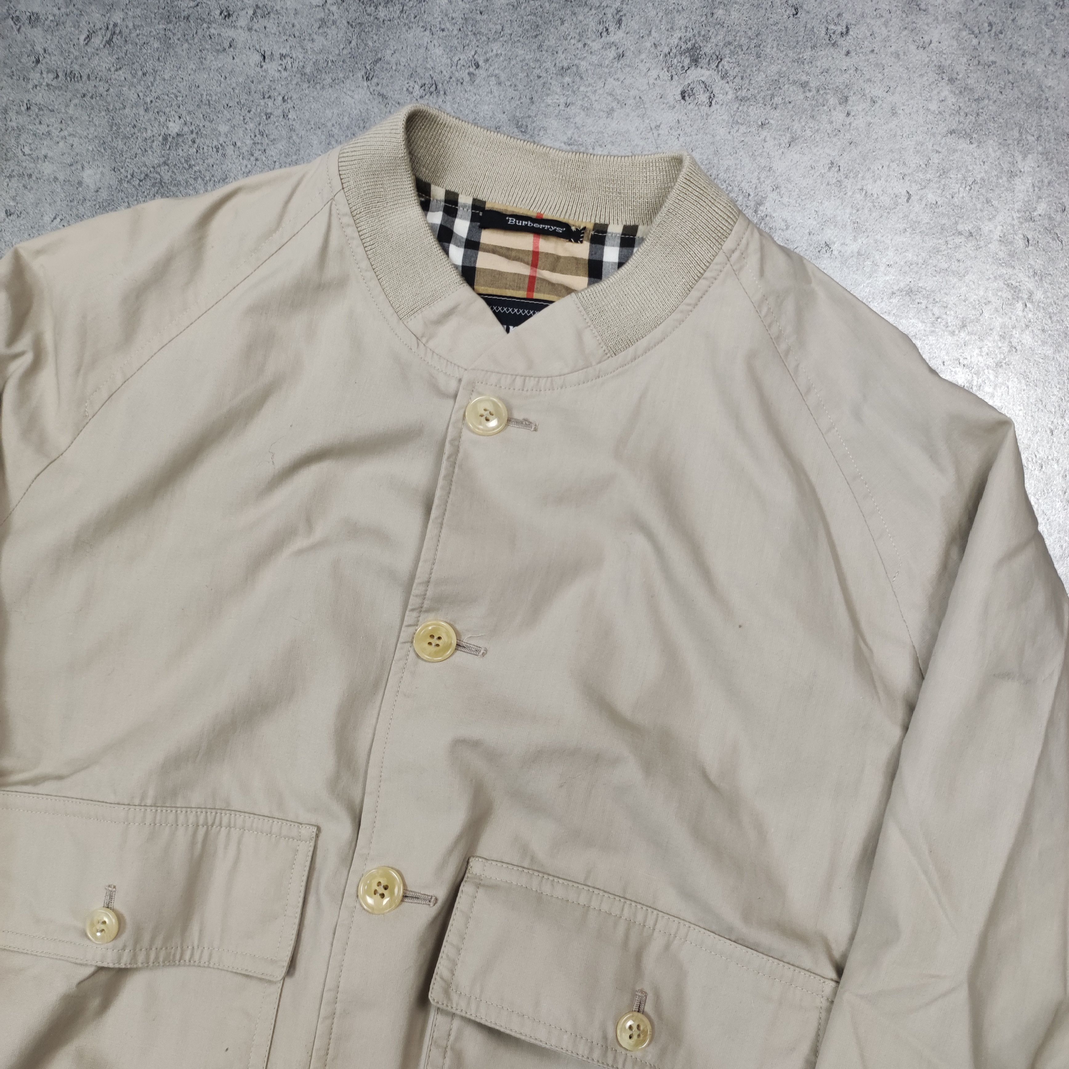 Burberry × Vintage RARE Vintage Beige Burberry London Checkered Light Jacket Size US M / EU 48-50 / 2 - 5 Thumbnail