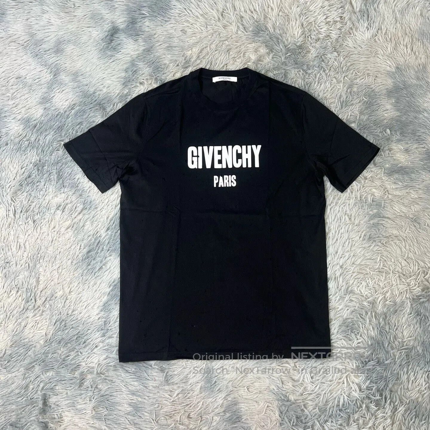 Givenchy Givenchy Distressed Short Sleeve T-Shirt. Size US M / EU 48-50 / 2 - 1 Thumbnail