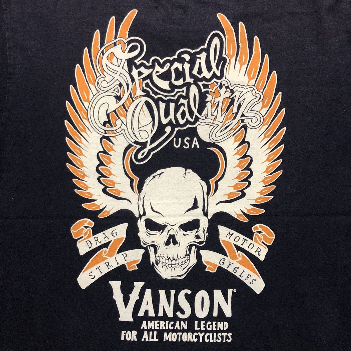 Vanson Leathers Rare‼️🔥Vanson American Legend For All Motorcyclists T-Shirt Size US M / EU 48-50 / 2 - 7 Thumbnail