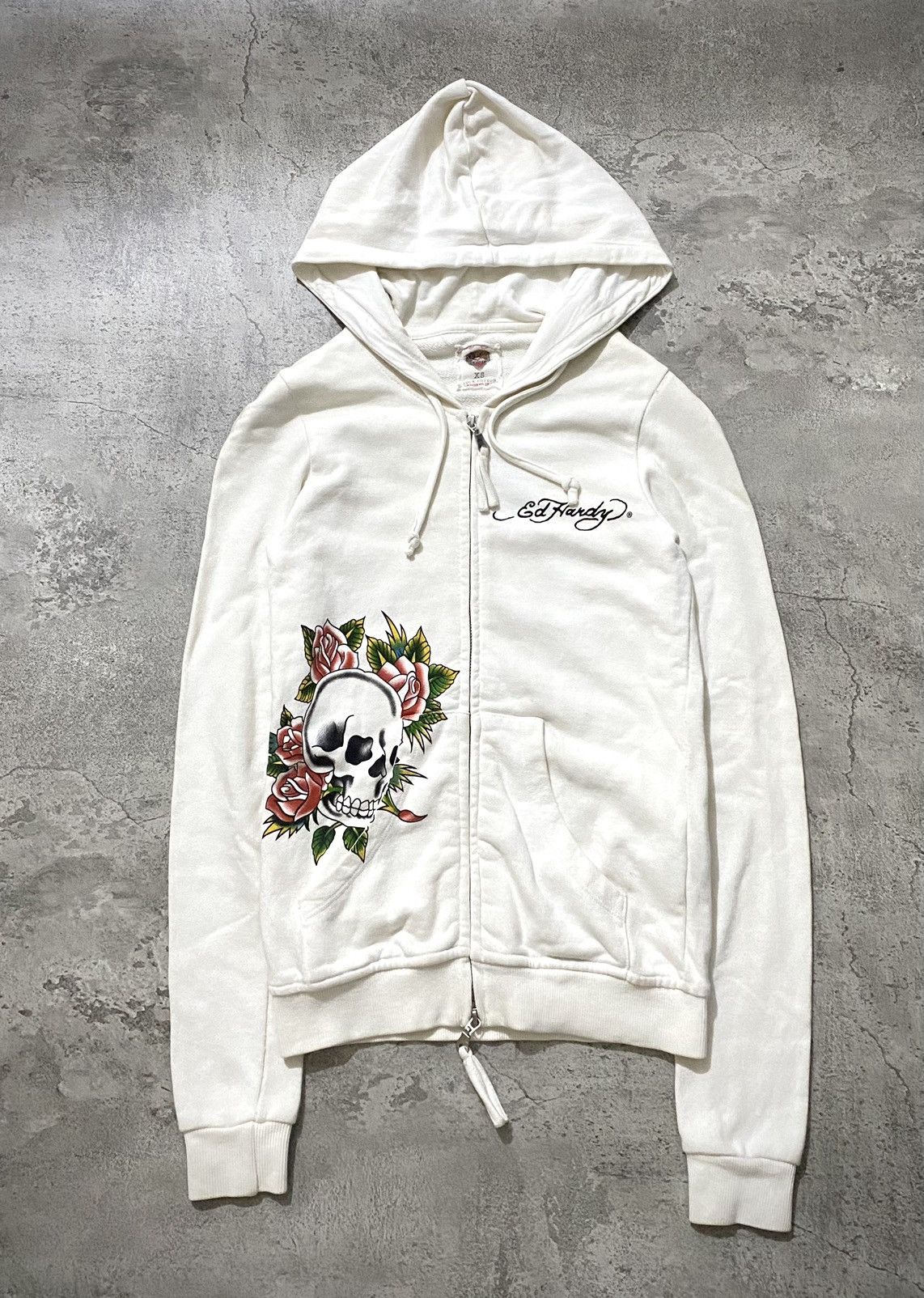 Ed Hardy Vintage Y2k Ed Hardy Zip Hoodie Size US XS / EU 42 / 0 - 1 Thumbnail