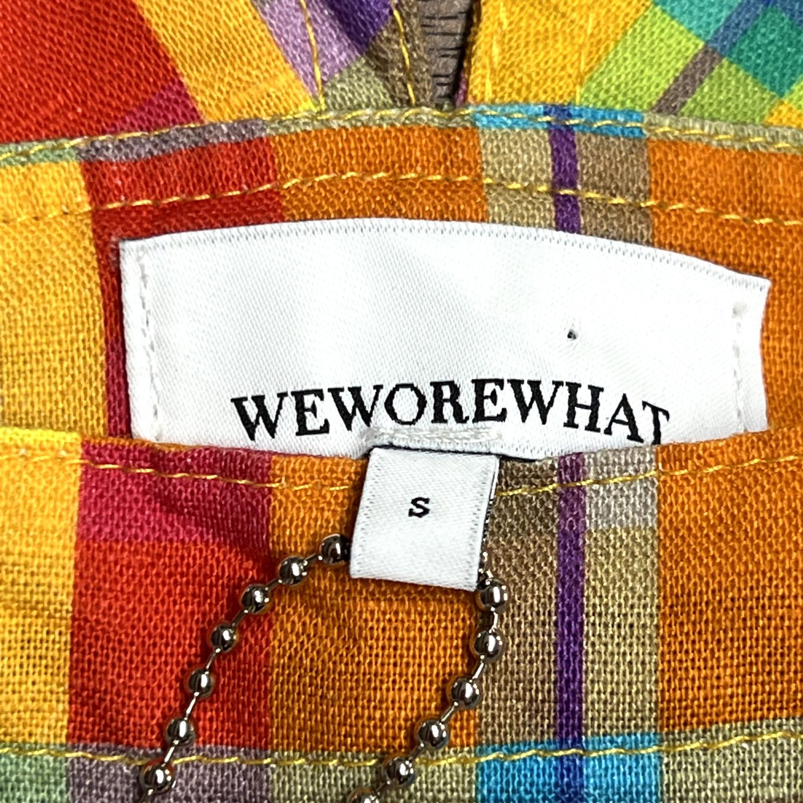 WeWoreWhat $128 NWT WeWoreWhat Danielle Bernstein Rainbow Overall Sz S Size 34" / US 12 / IT 48 - 4 Thumbnail