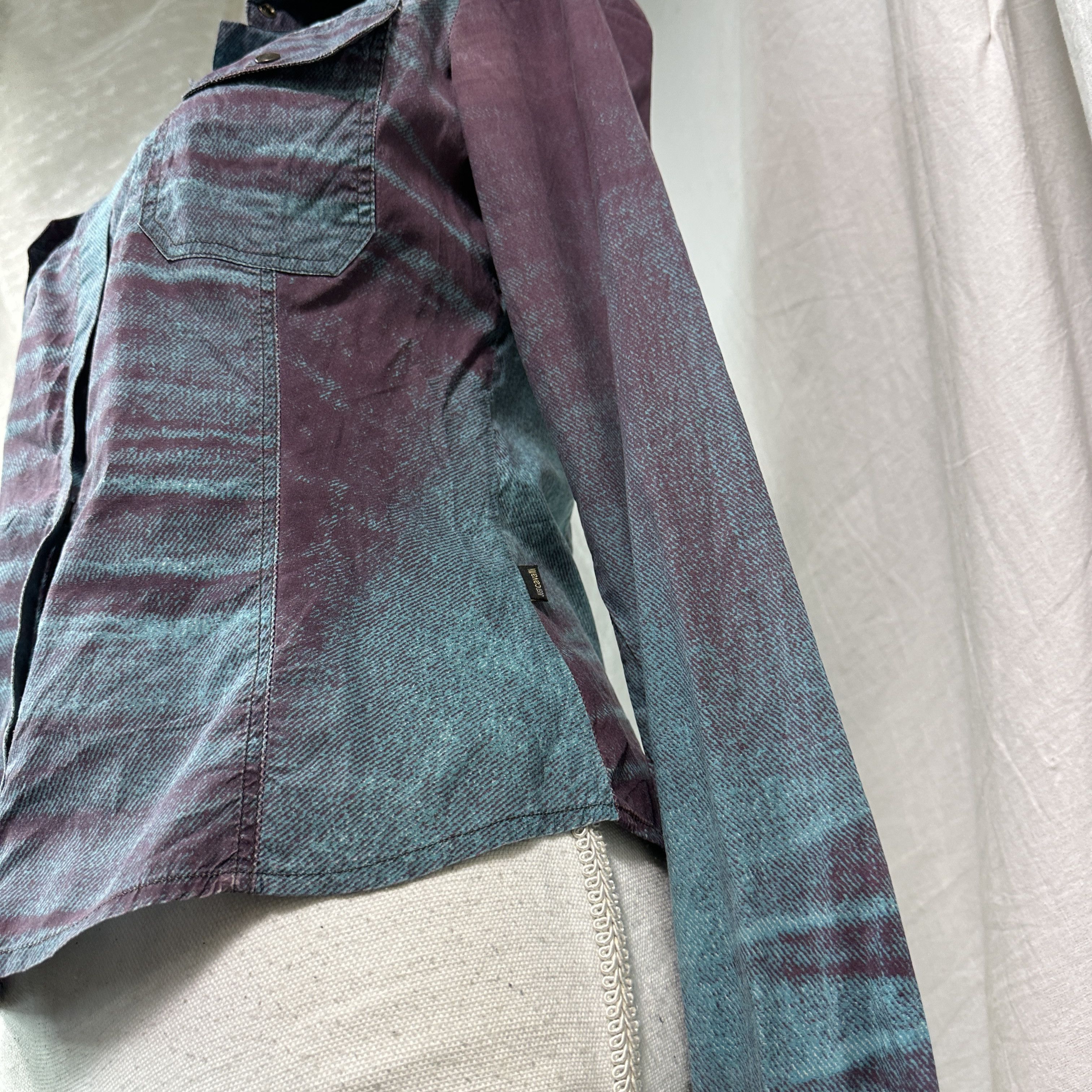 Roberto Cavalli Vintage Avant Garde Printed Roberto Cavalli Shirt Y2K Size S / US 4 / IT 40 - 7 Thumbnail