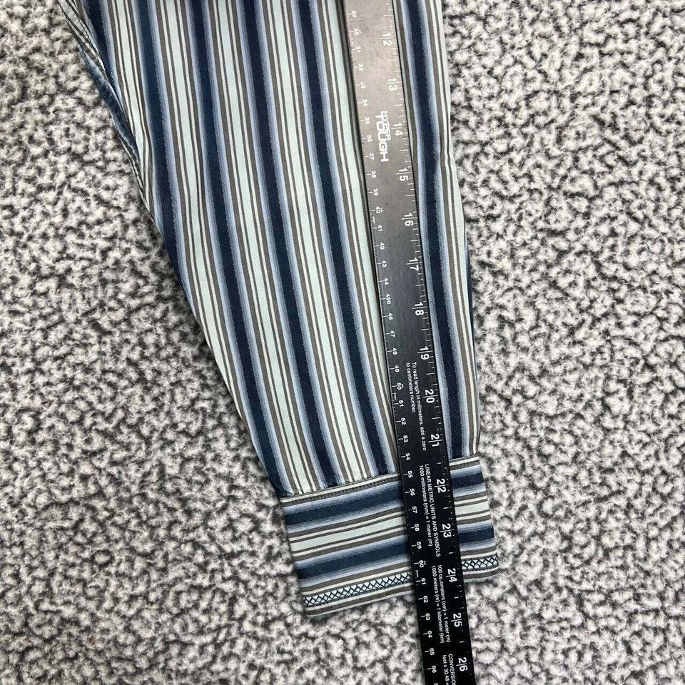 Tommy Bahama Tommy Bahama Shirt Men Striped Button Up 100% Silk XL Size US XL / EU 56 / 4 - 6 Thumbnail