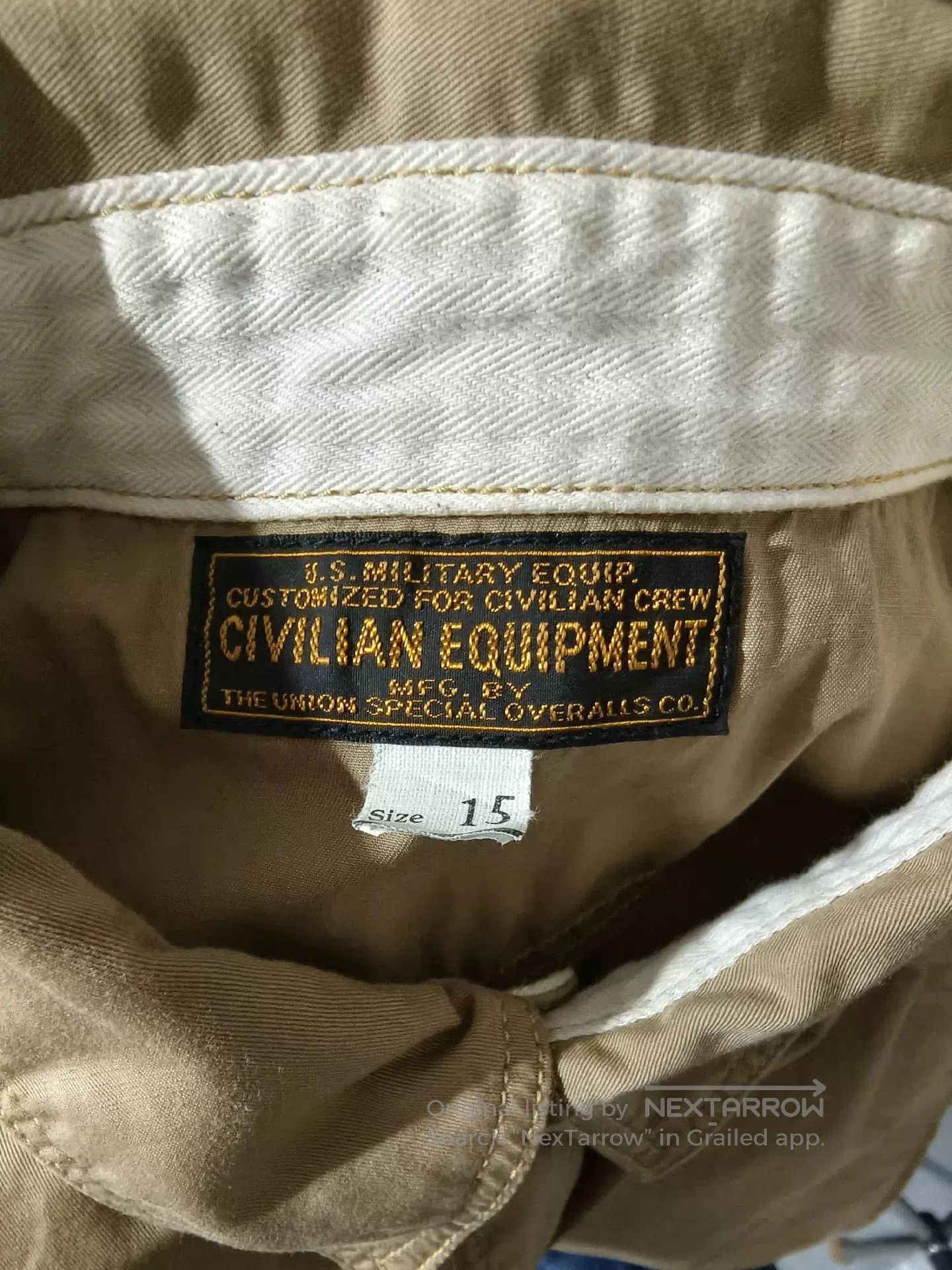 Freewheelers Freewheelers Vintage Officer Shirt with Lion Print. Size US M / EU 48-50 / 2 - 3 Thumbnail