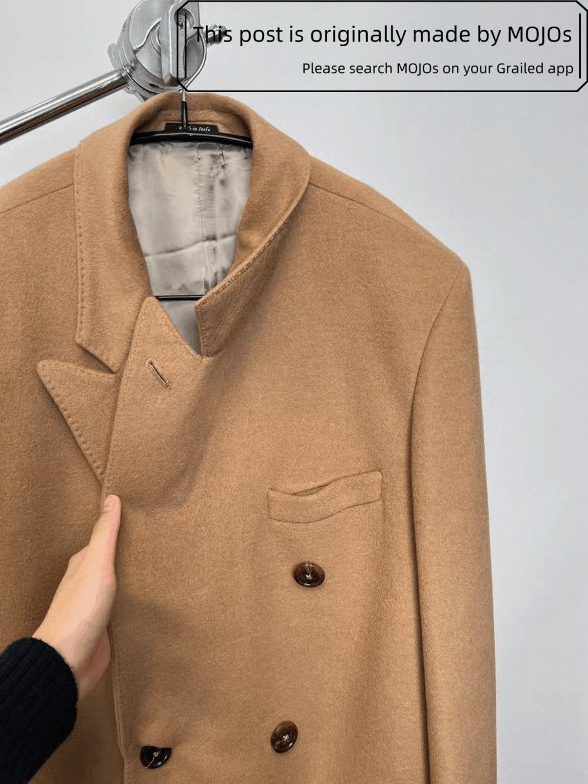 Maison Margiela Maison Margiela 12AW Replica Camel Hear Double Breasted Coat Size US L / EU 52-54 / 3 - 6 Thumbnail