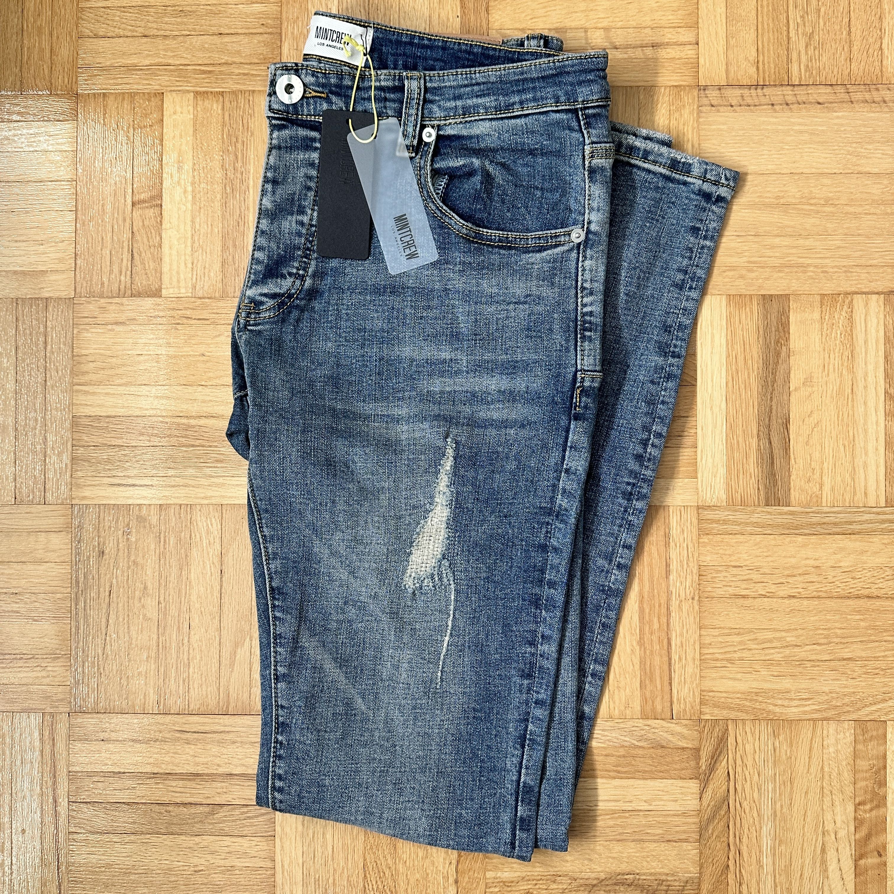 Mintcrew MintCrew Patch Repair Denim Indigo Size 34 Brand New Size US 34 / EU 50 - 1 Thumbnail