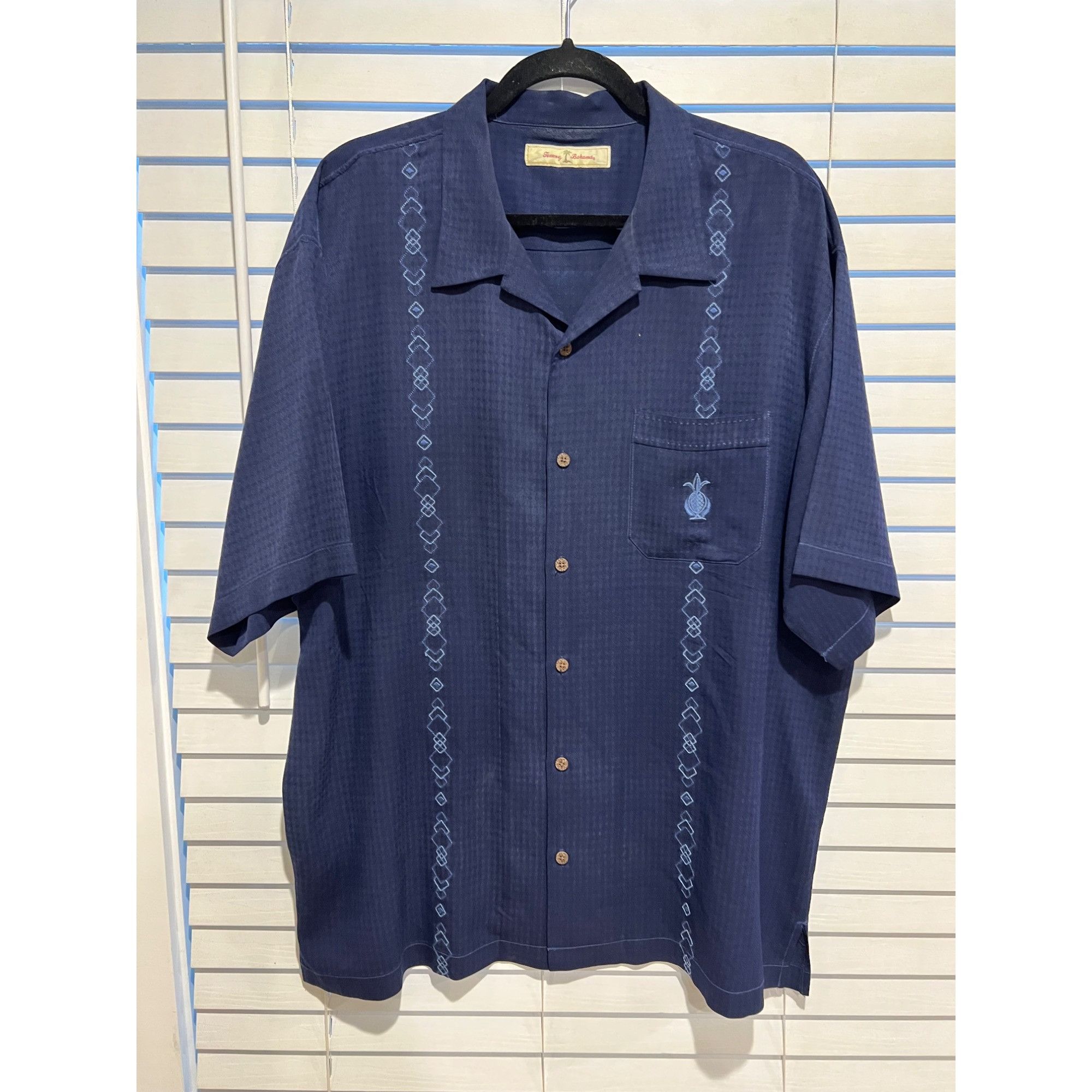 Tommy Bahama Tommy Bahama 100% Silk Short Sleeve Button Up Shirt - Size X Size US XL / EU 56 / 4 - 1 Thumbnail