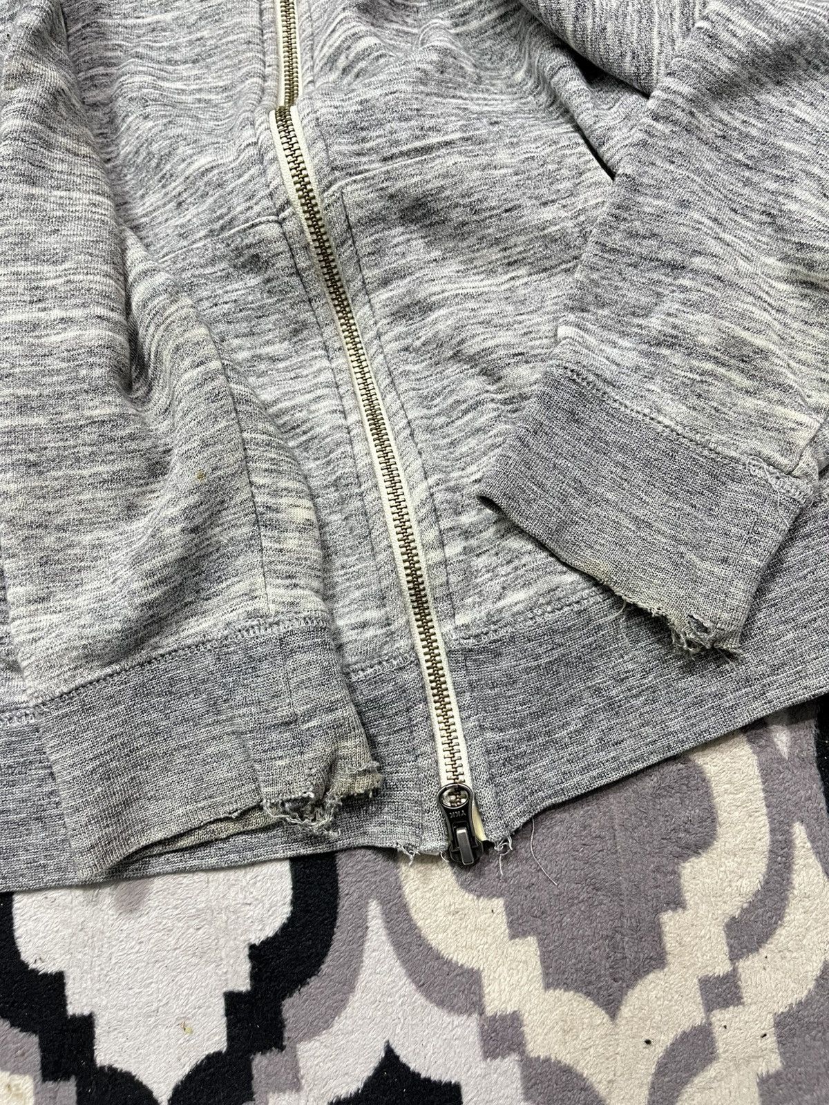 If Six Was Nine Vintage avail basic faux fur destroyed hoodie Size US M / EU 48-50 / 2 - 6 Thumbnail