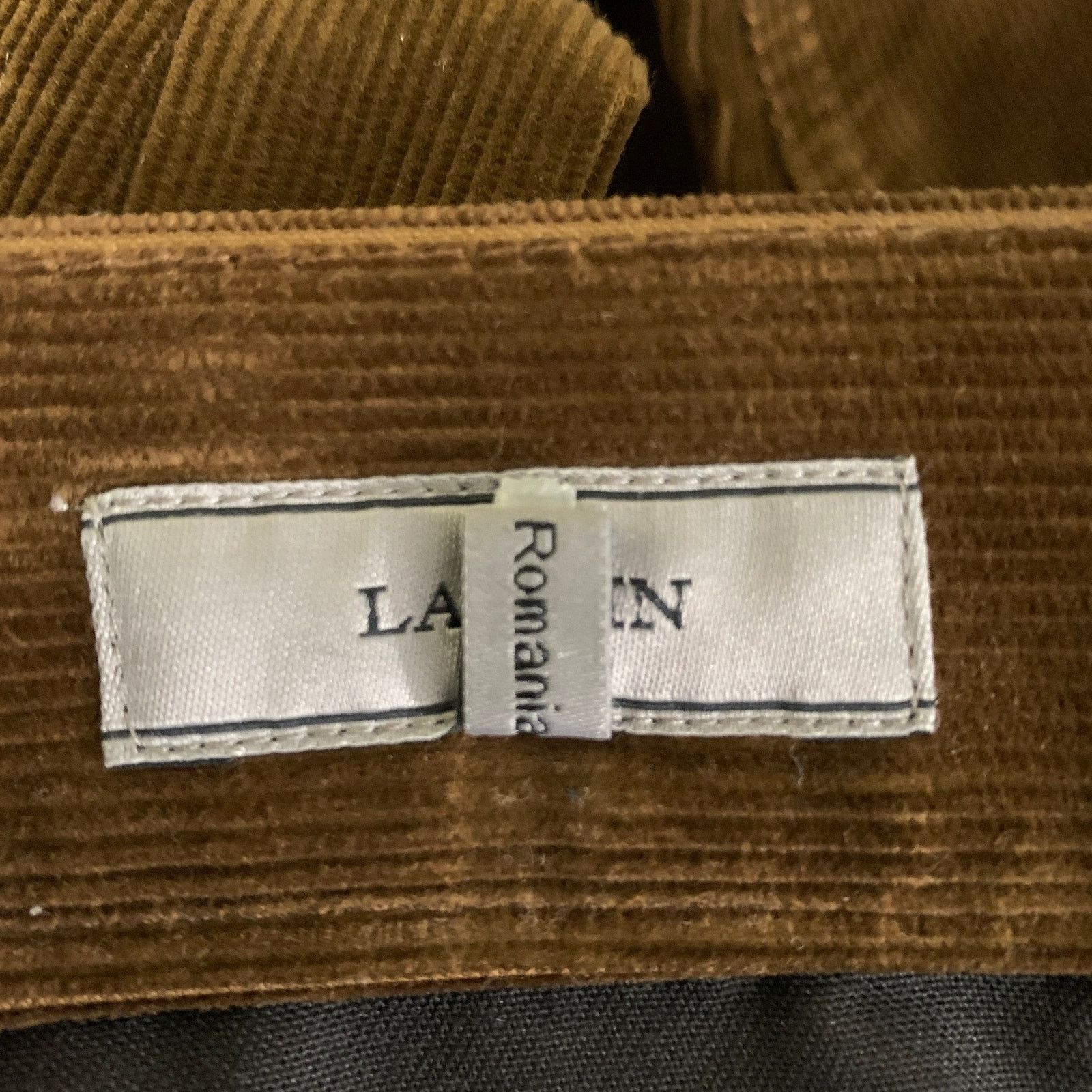 Lanvin LANVIN Size 32 Brown Corduroy Cotton Button Fly Casual Pants Size US 32 / EU 48 - 4 Thumbnail