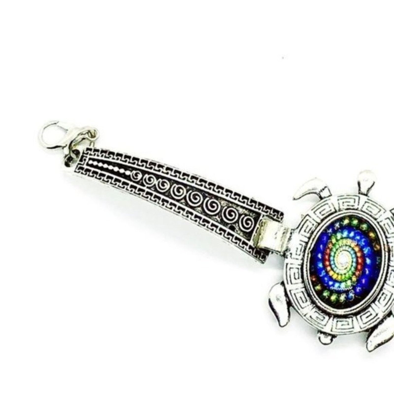 Other Boho Sea Turtle Rhinestone Silver-Tone Bracelet NWT Size ONE SIZE - 3 Thumbnail