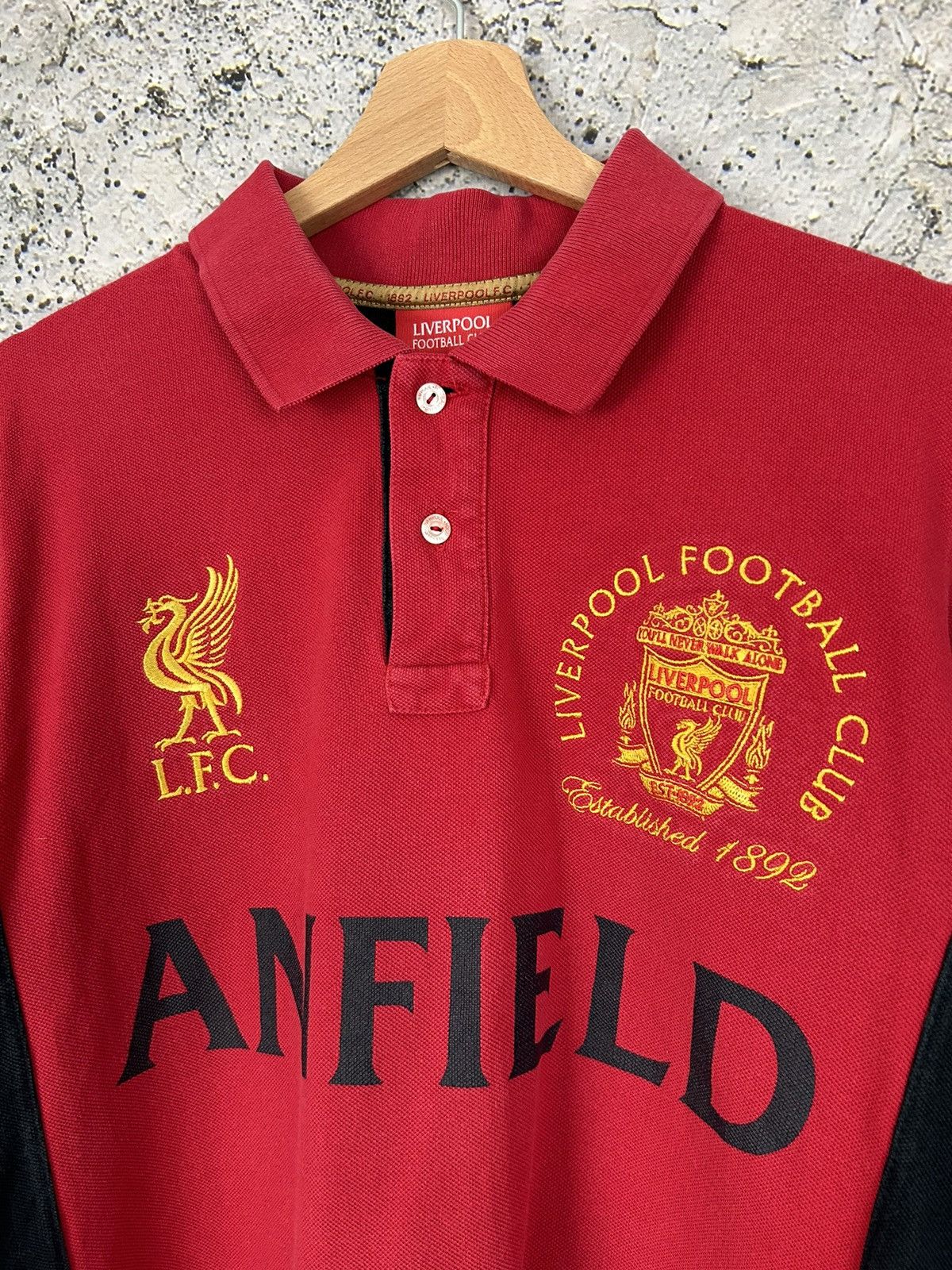 Other Vintage Liverpool FC Polo Tee Soccer Football Retro Size US S / EU 44-46 / 1 - 3 Thumbnail