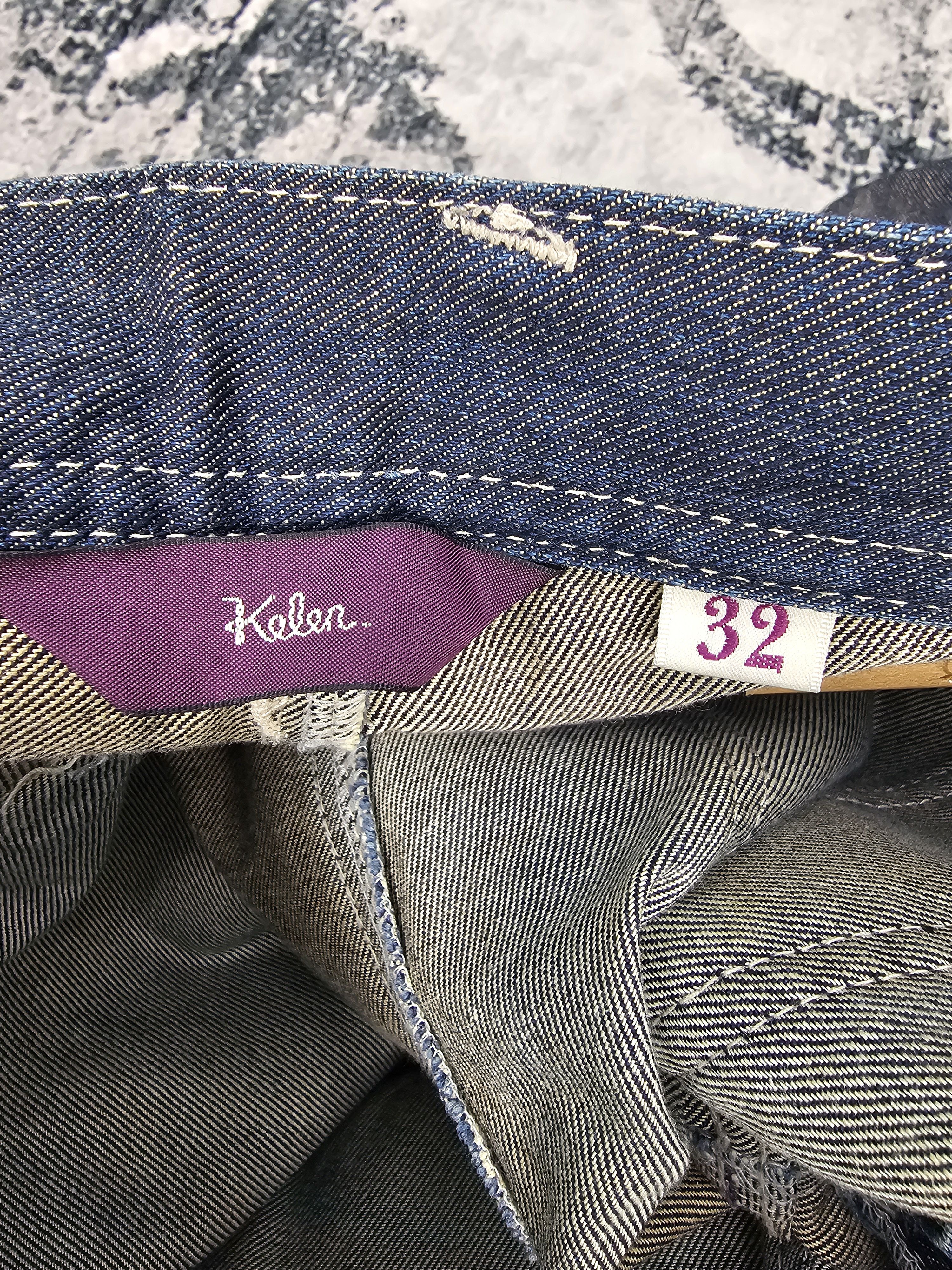 Japanese Brand KELEN Workwear Crazy Pockets Design Jeans JB0259 Size 34x33 Size US 34 / EU 50 - 14 Thumbnail