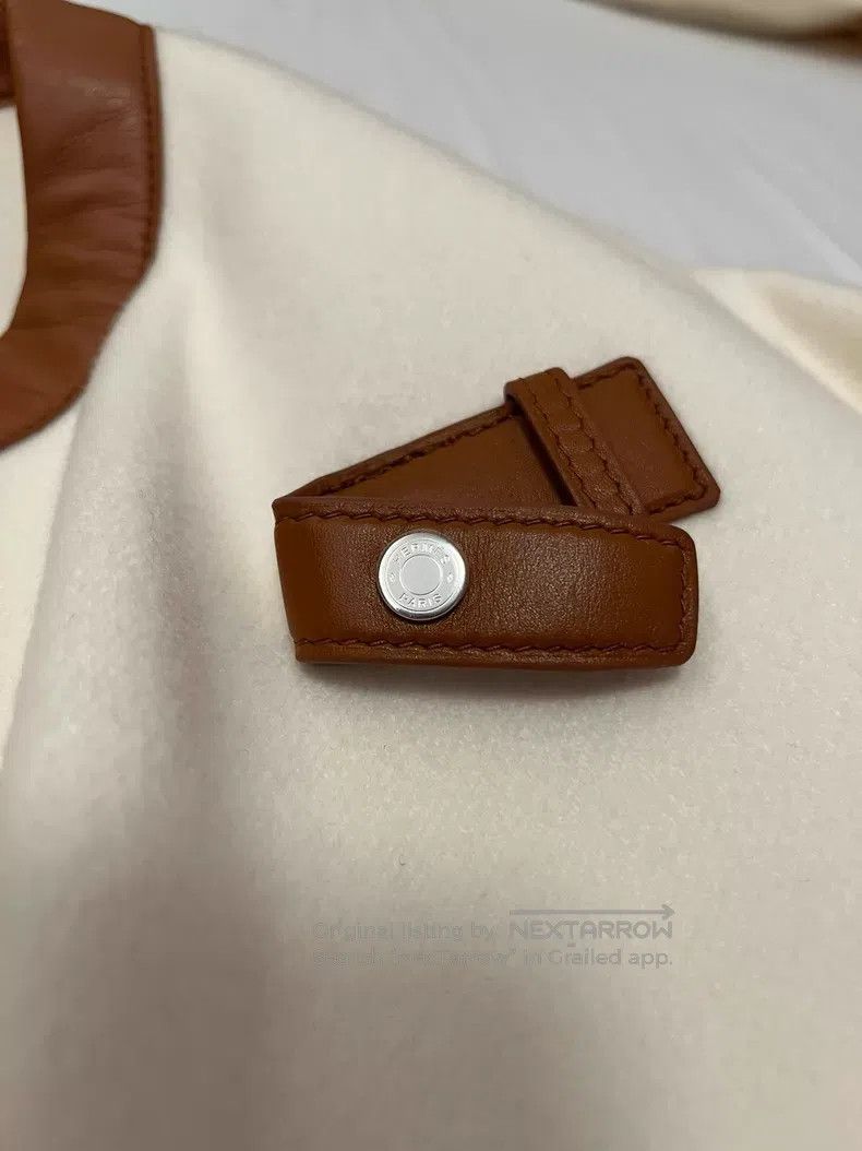 Hermes Hermes White cashmere mid-length coat Size XXS / US 00 / IT 34 - 4 Thumbnail