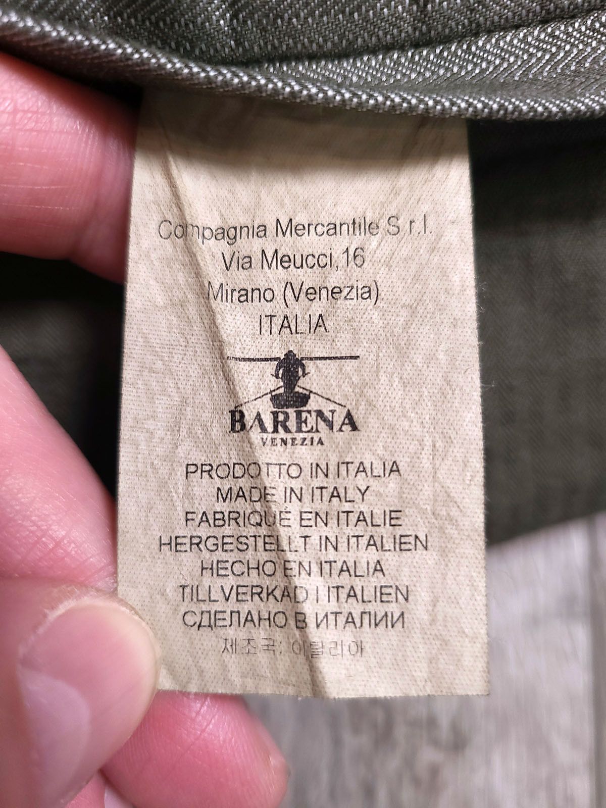 Barena Barena Venezia Cotton Trousers Dark Olive Green 46 Size US 30 / EU 46 - 7 Thumbnail