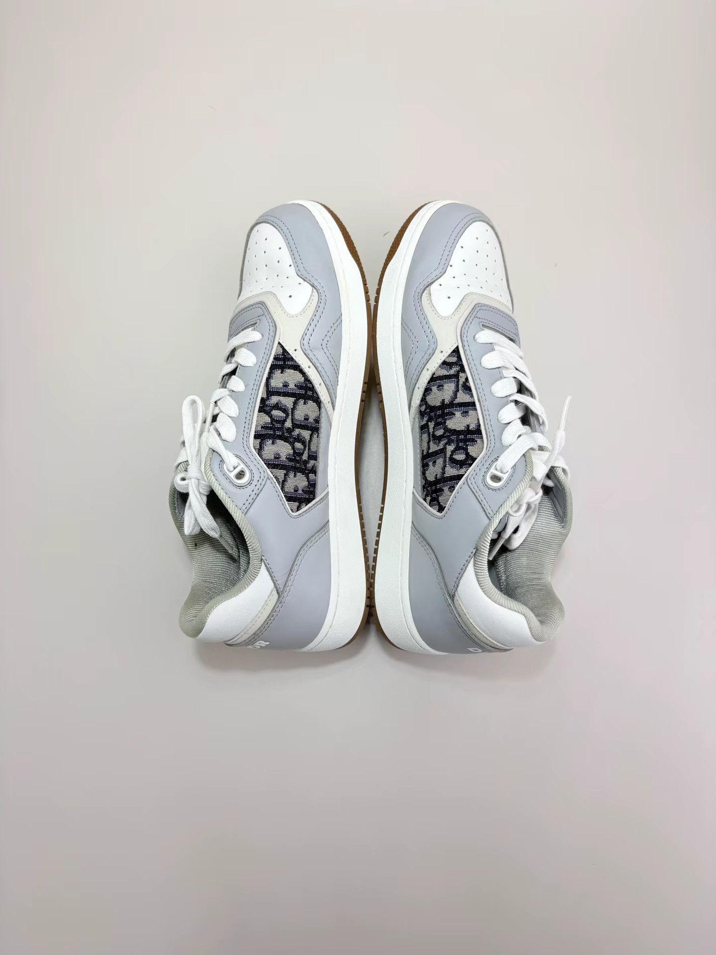 Dior DIOR B27 Grey And White Sneakers K1 Size US 8.5 / EU 41-42 - 4 Thumbnail