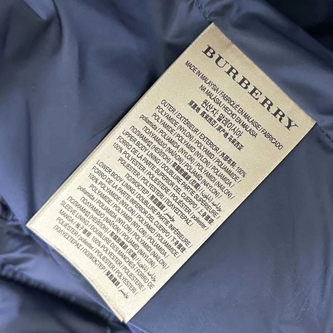 Burberry Burberry Navy Blue Sleeve Badge Belted Down Jkt S Size S / US 4 / IT 40 - 4 Thumbnail