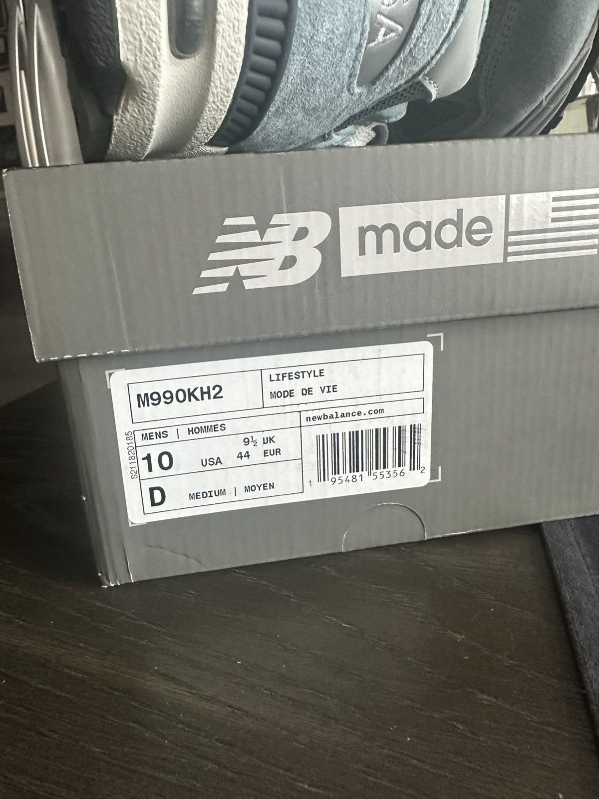 Kith × New Balance New Balance Kith 990v2 Storm Blue Size US 10 / EU 43 - 3 Thumbnail