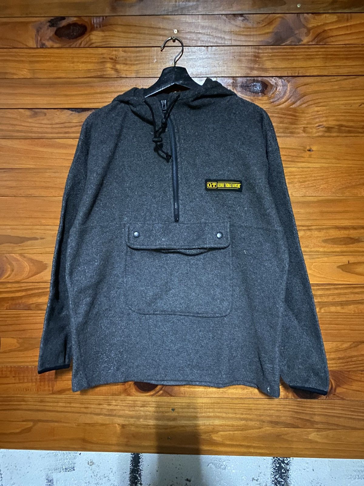 Vintage Vintage G.T. Hawkins Wool Hooded Pullover – 1990s British Size US M / EU 48-50 / 2 - 3 Thumbnail